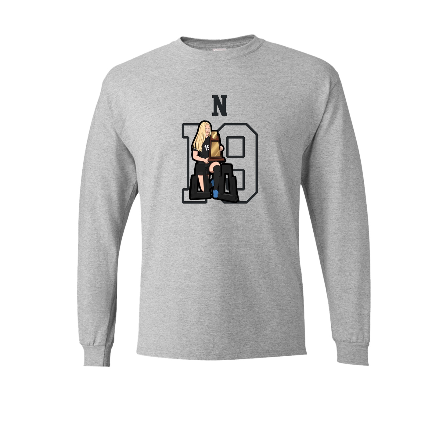 Long Sleeve Tee — Shirsey in Grey