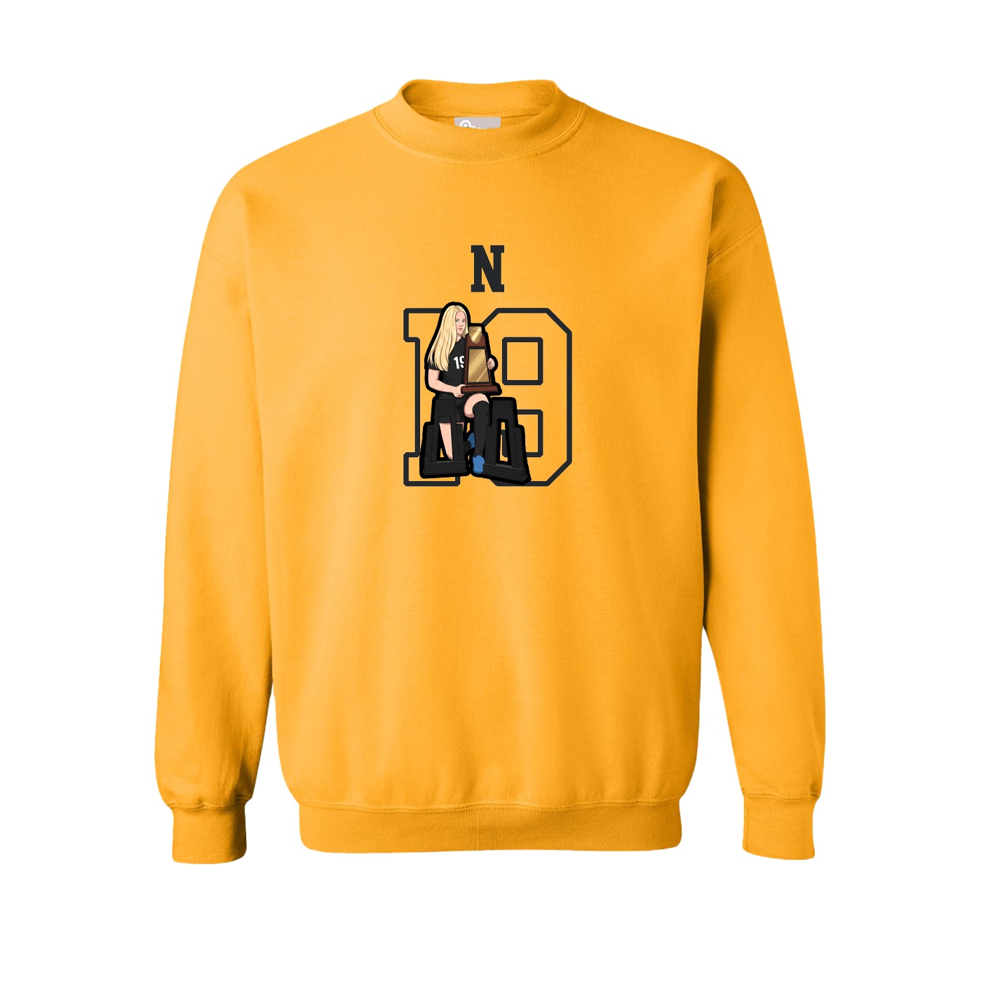 Fleece Crew — Shirsey in Gold