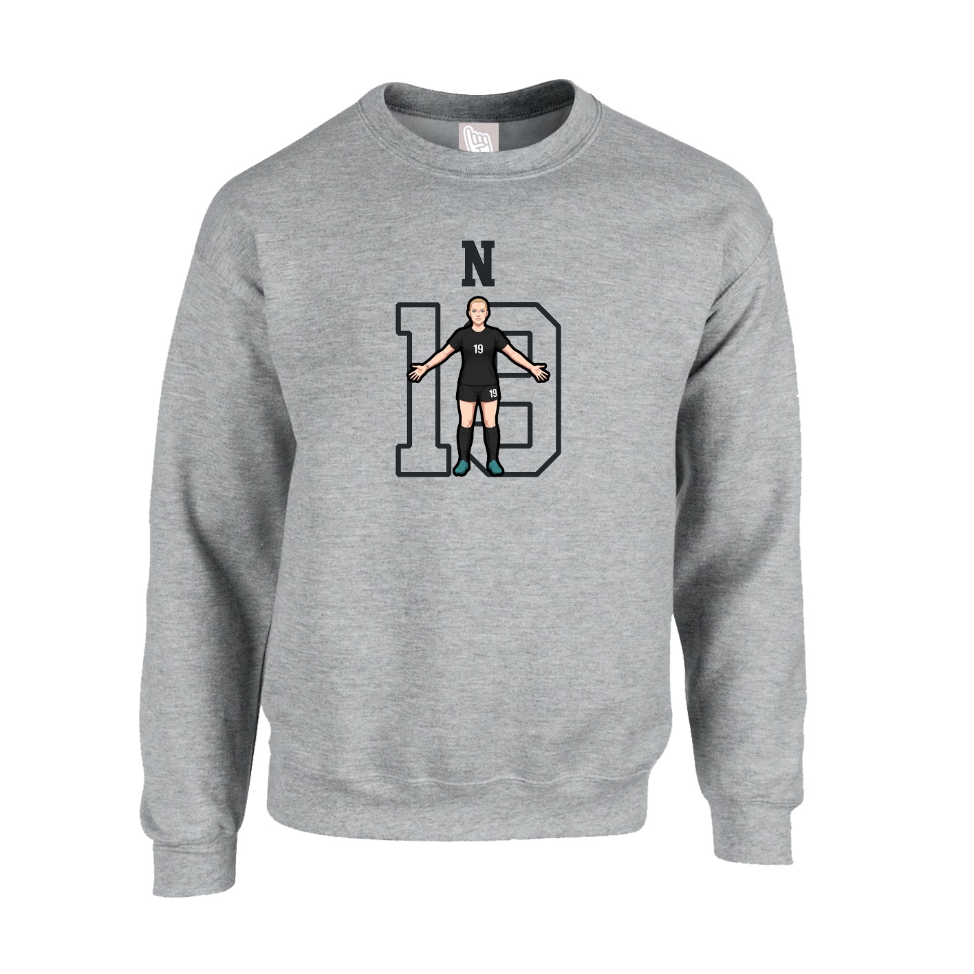 Fleece Crew — Shirsey in Grey