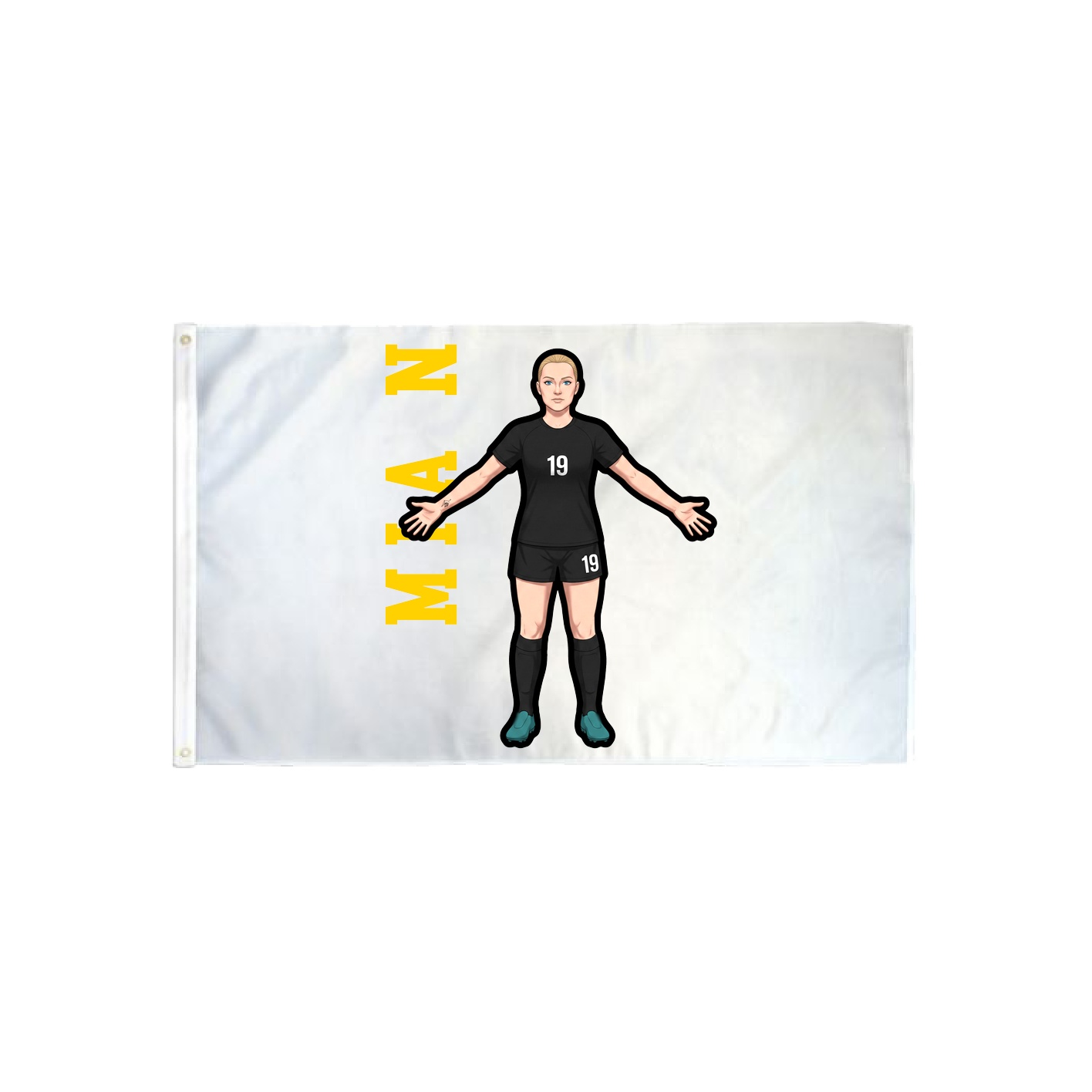3x5 Flag — Name Vertical in Classic
