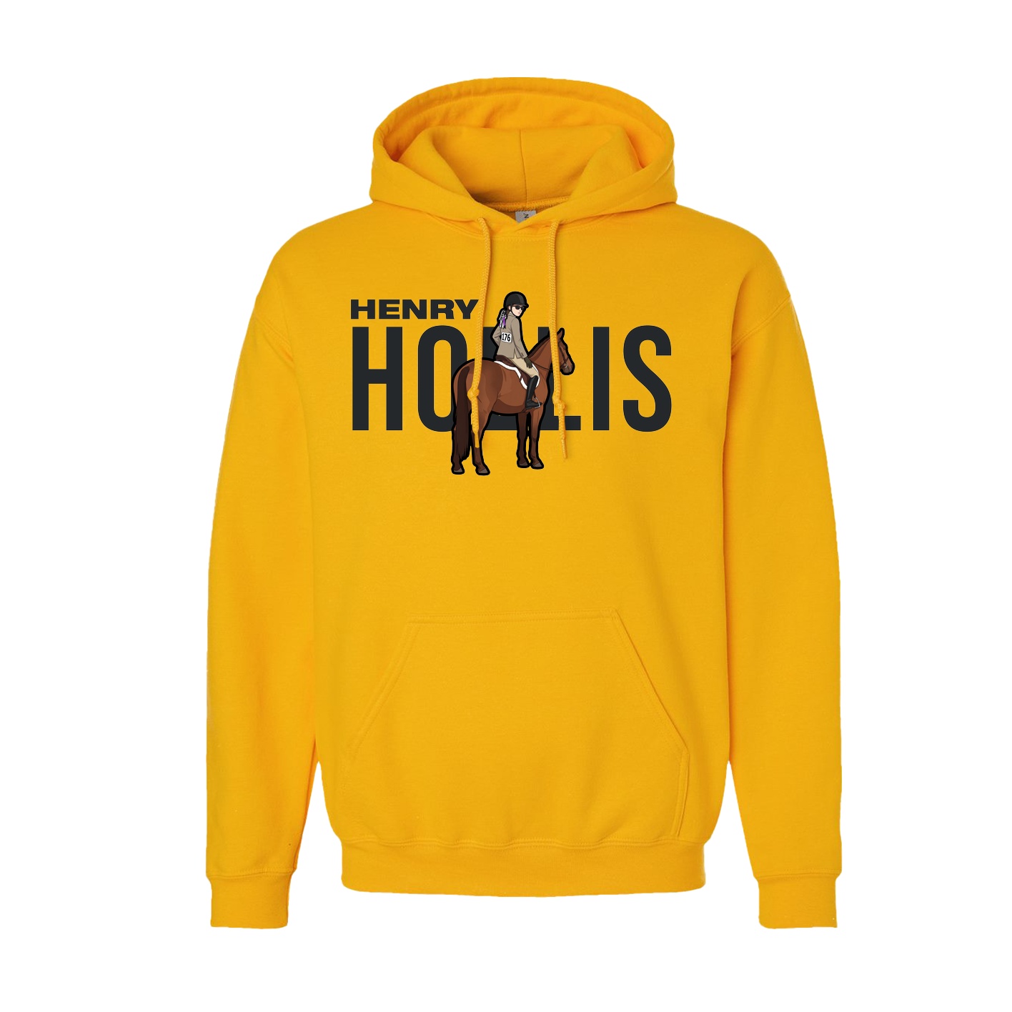 Hoodie — Player Name in Gold