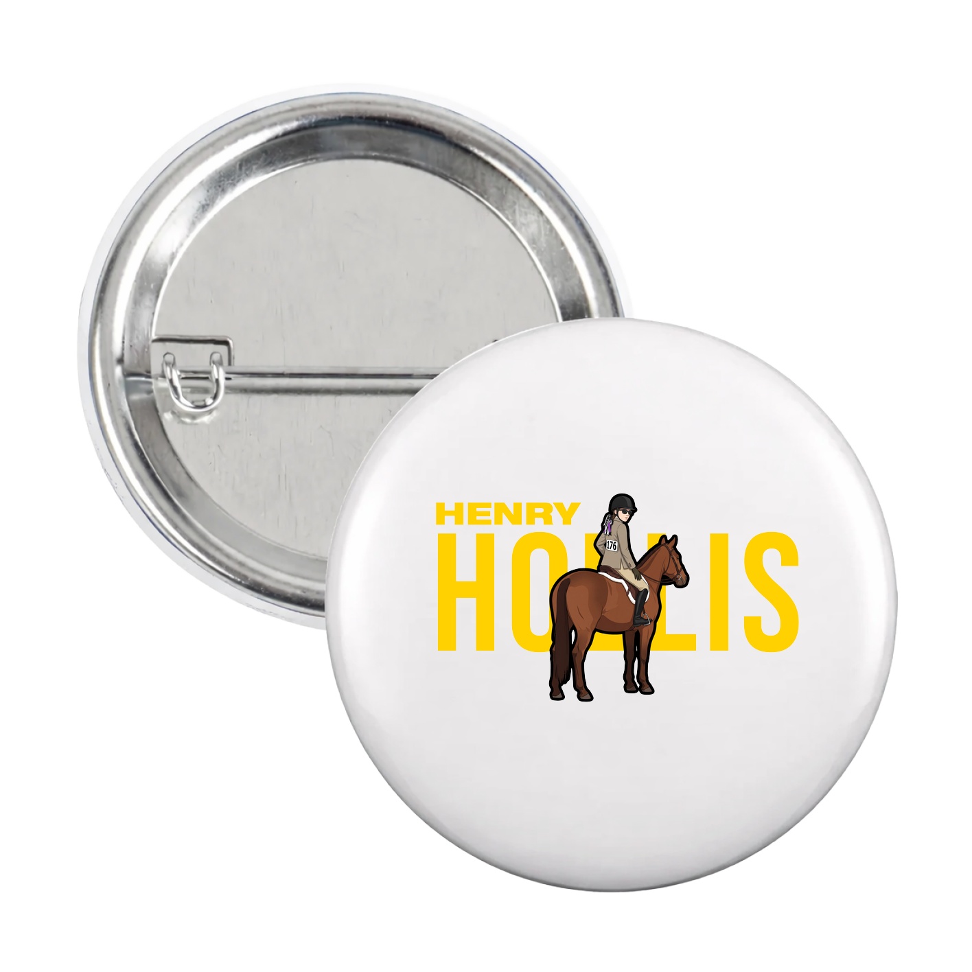 Game Day Button — Player Name in White