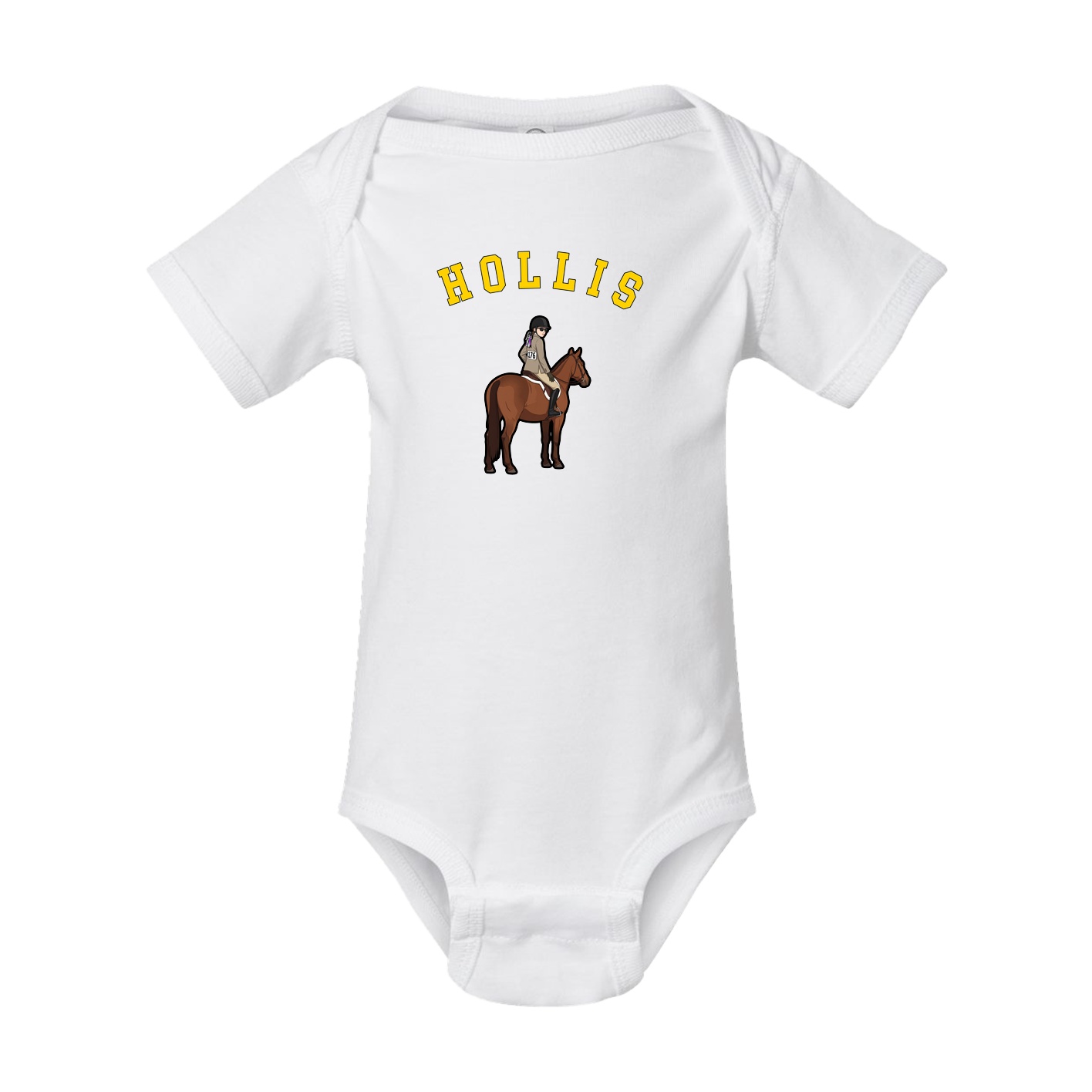 Baby Onesie — Shirsey Arch in White