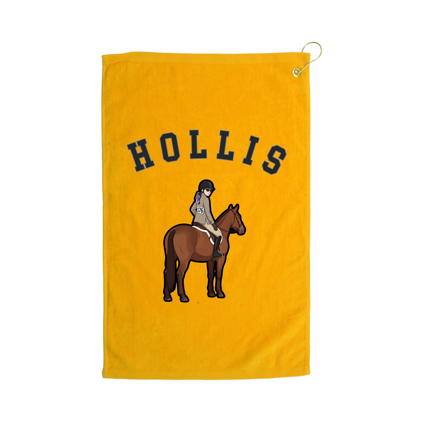 Golf Towel — Shirsey Arch in Gold