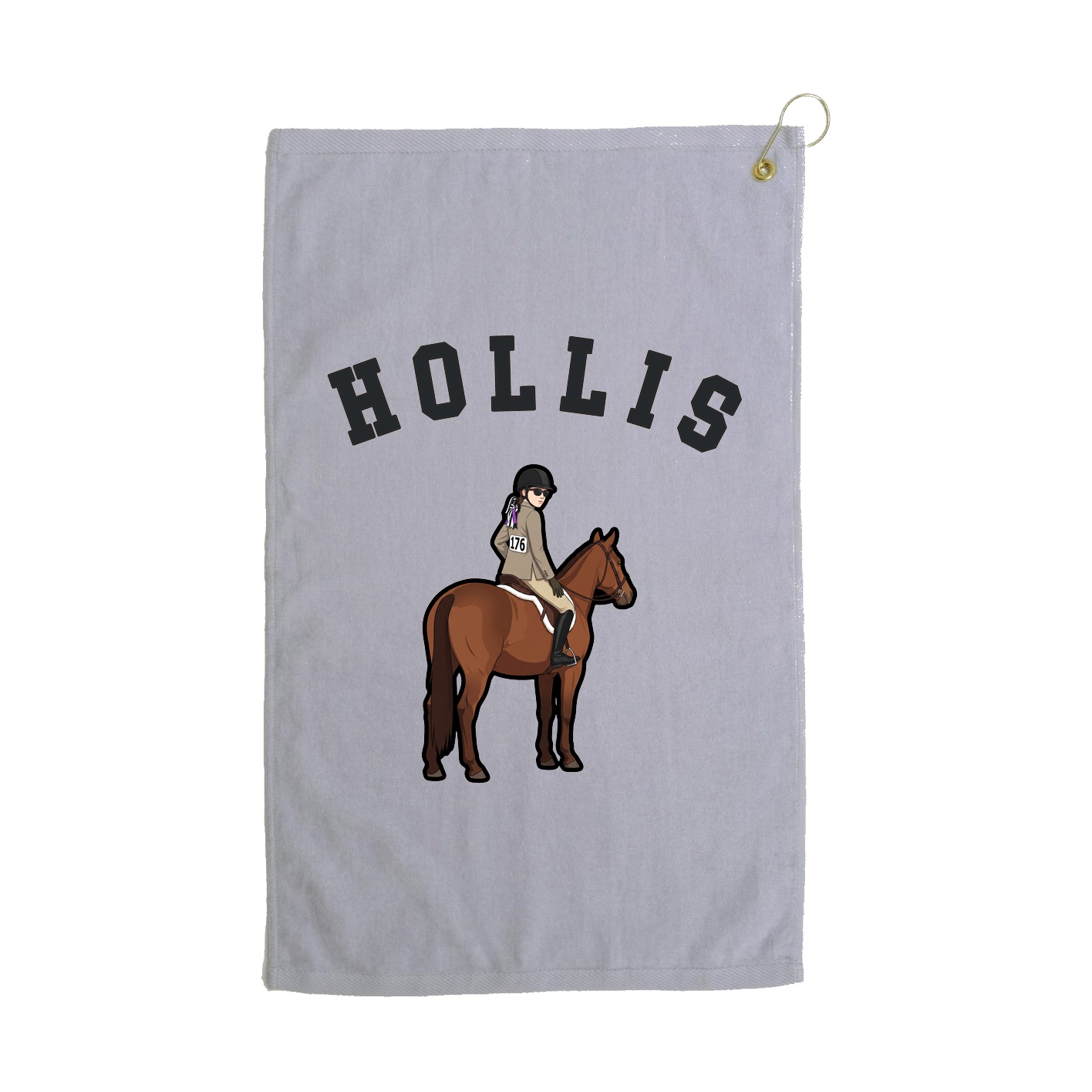 Golf Towel — Shirsey Arch in Grey