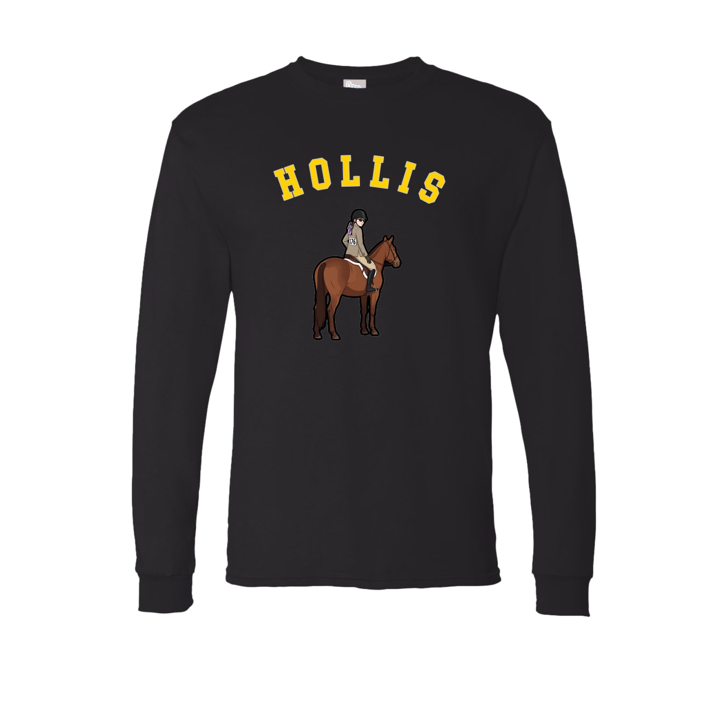 Long Sleeve Tee — Shirsey Arch in Black
