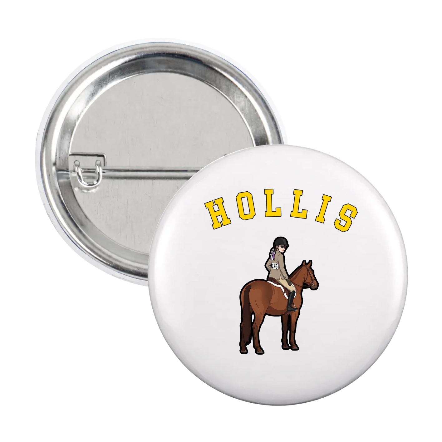 Game Day Button — Shirsey Arch in White