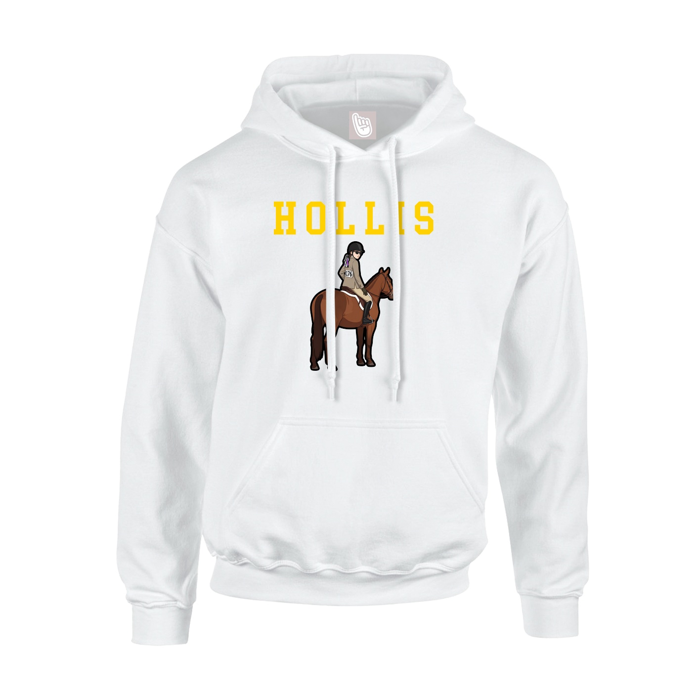 Youth Hoodie — Shirsey in White