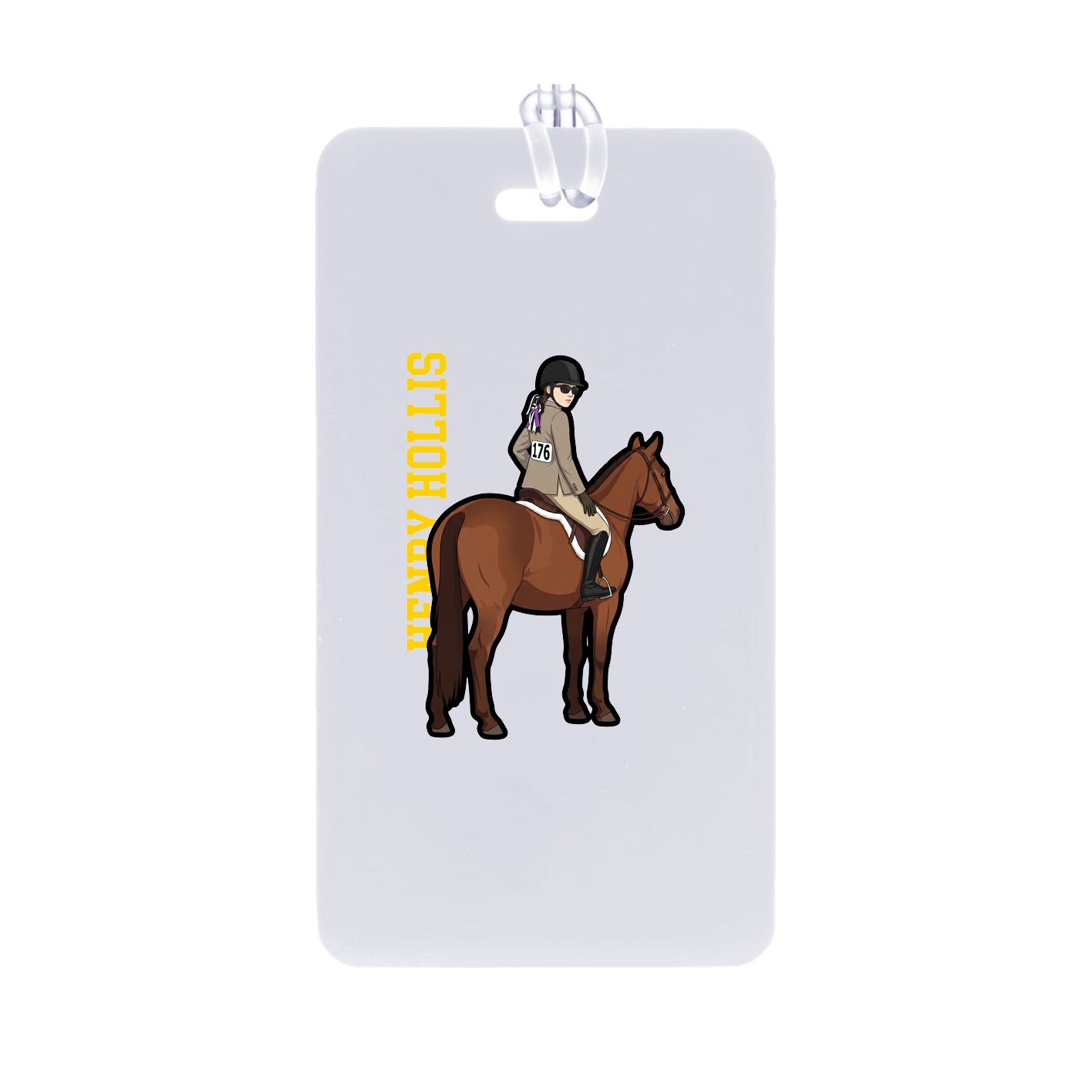 Bag Tag — Name Vertical in Classic