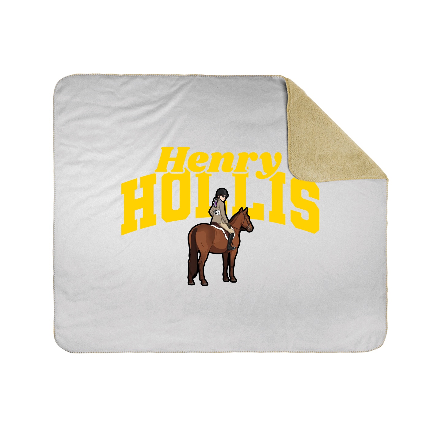 Throw Blanket — Signature Arch in White