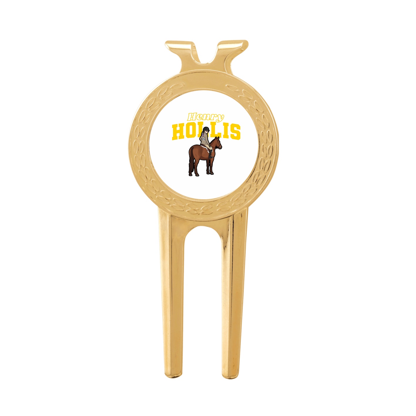 Divot Tool with Ball Marker — Name Arch in Classic