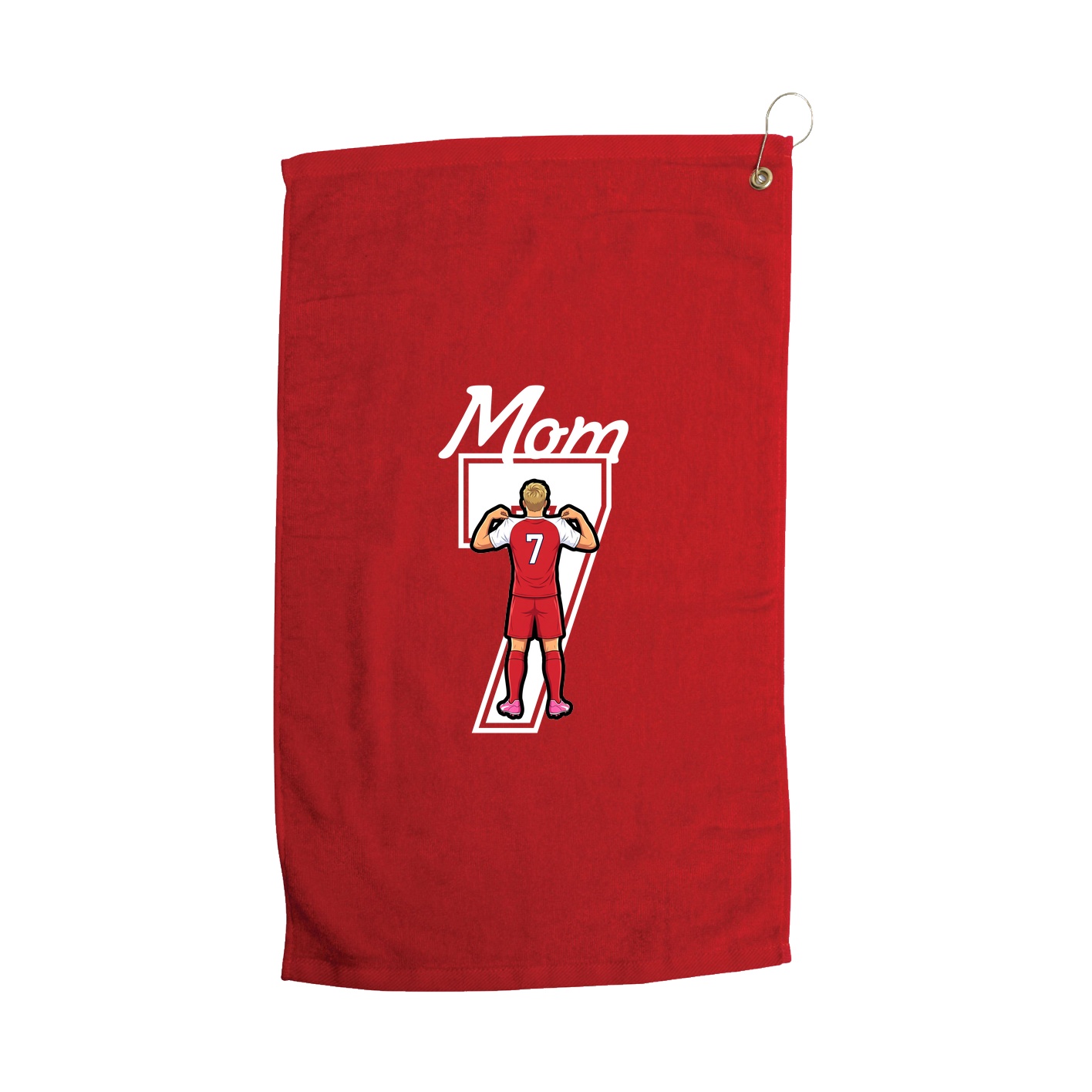 Golf Towel — Mothers Day Shirsey in Red