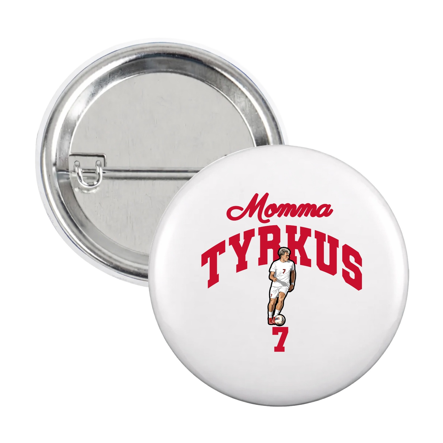 Game Day Button — Mothers Day Arch in White
