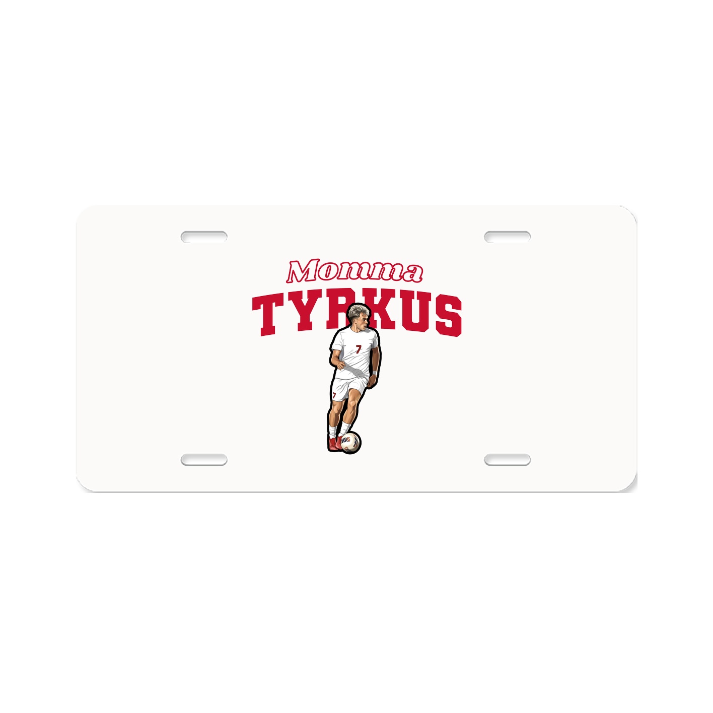 License Plate — Mothers Day Block in Classic