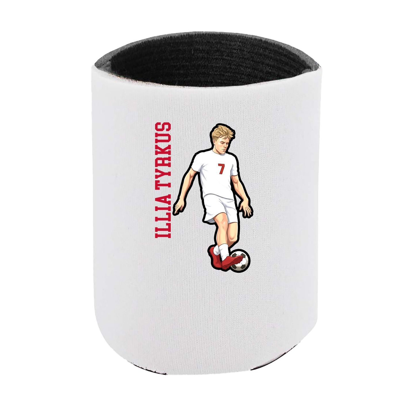 Can Holder — Name Vertical in White