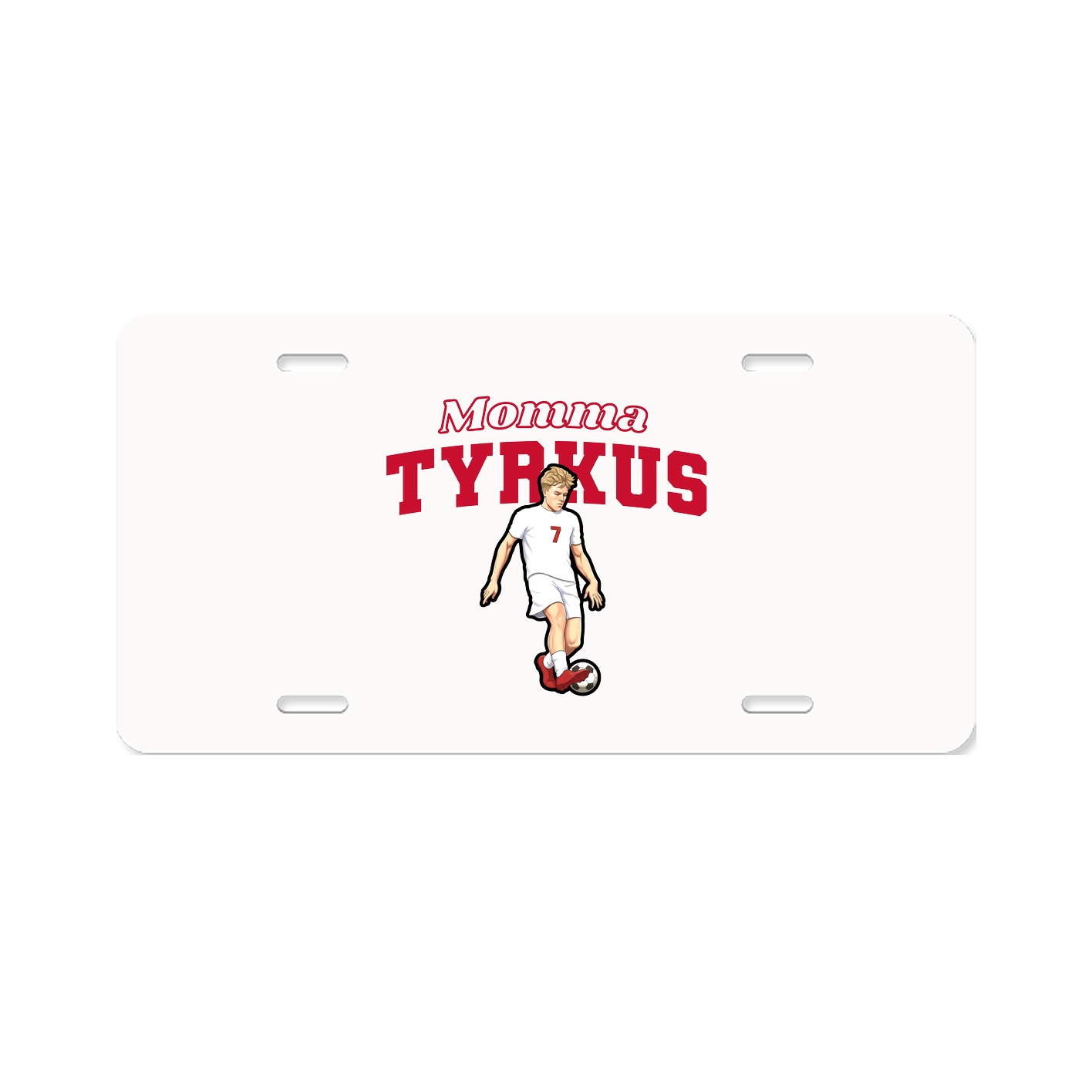 License Plate — Mothers Day Block in Classic