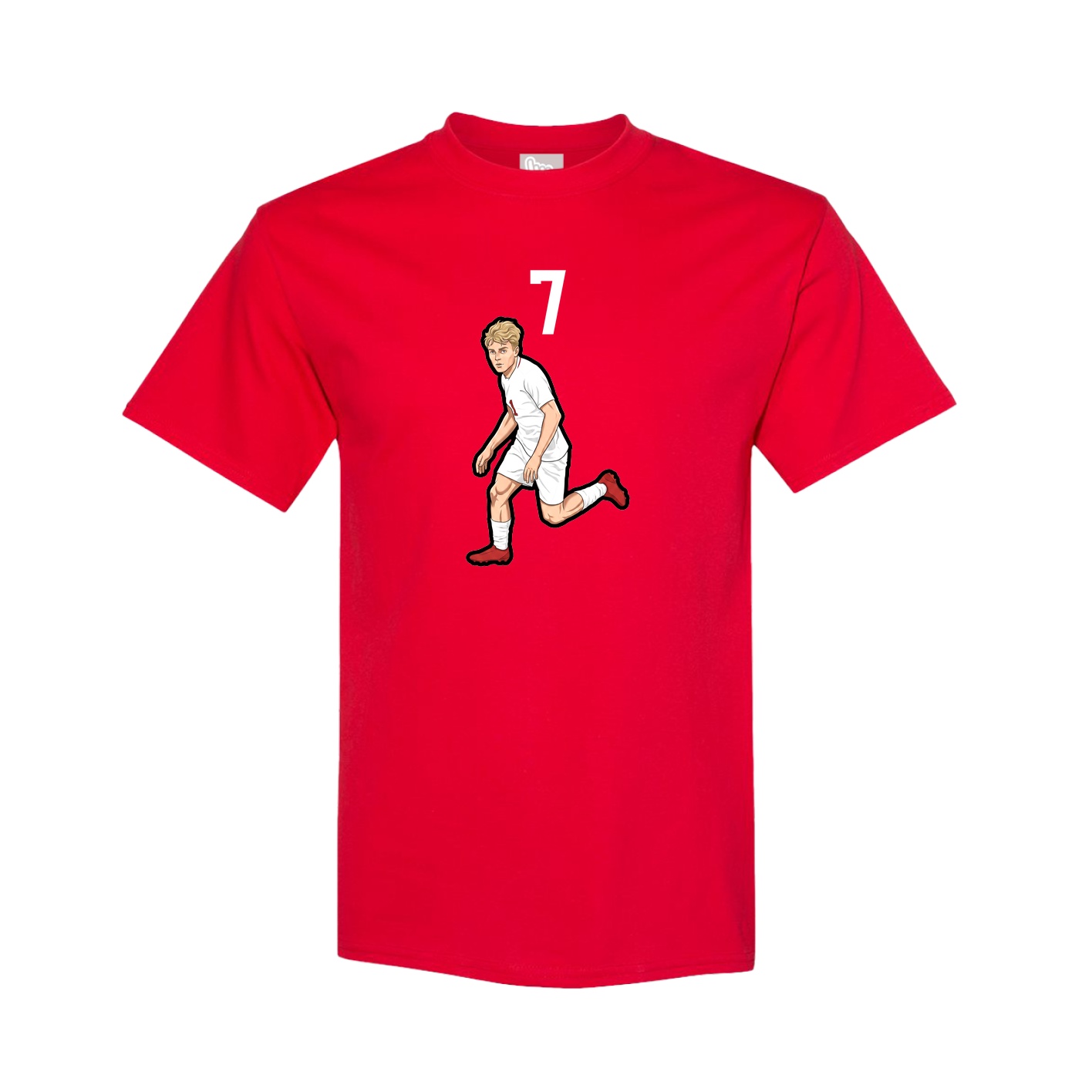 Tee — Number Top in Red