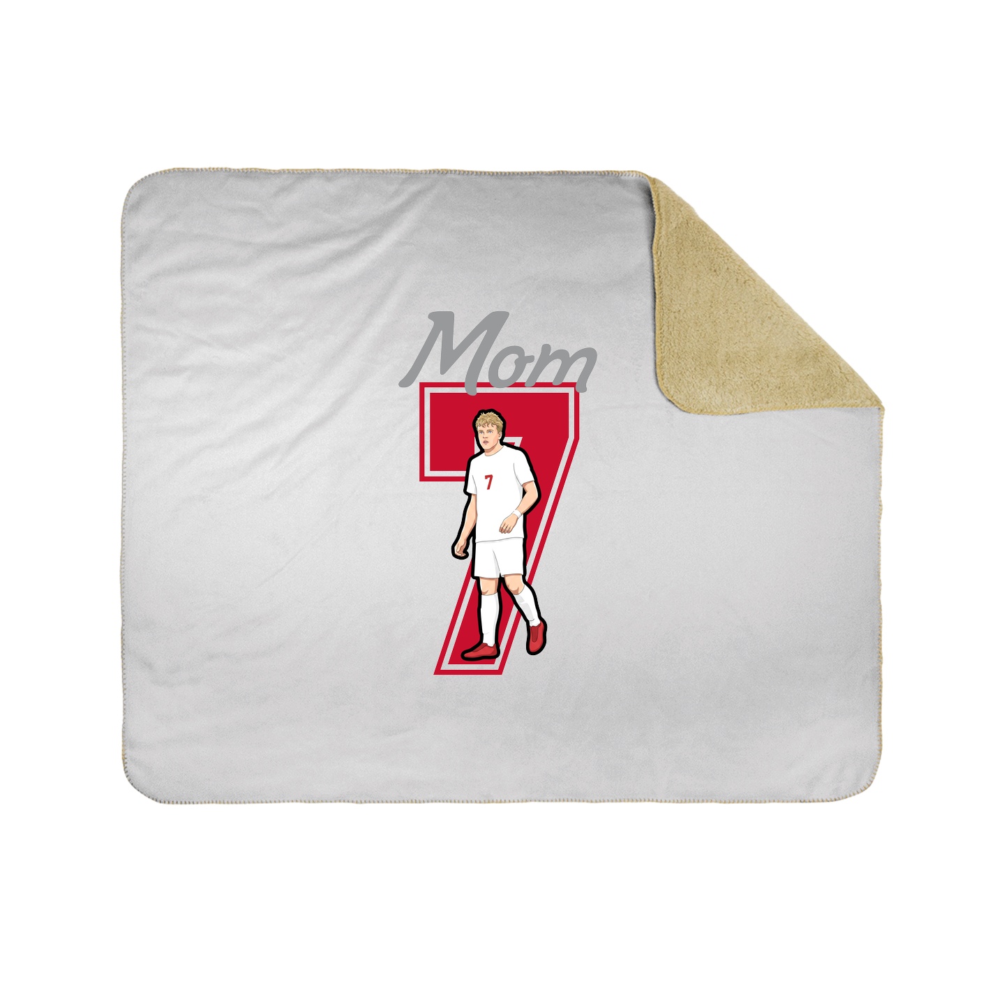 Throw Blanket — Mothers Day Shirsey in White