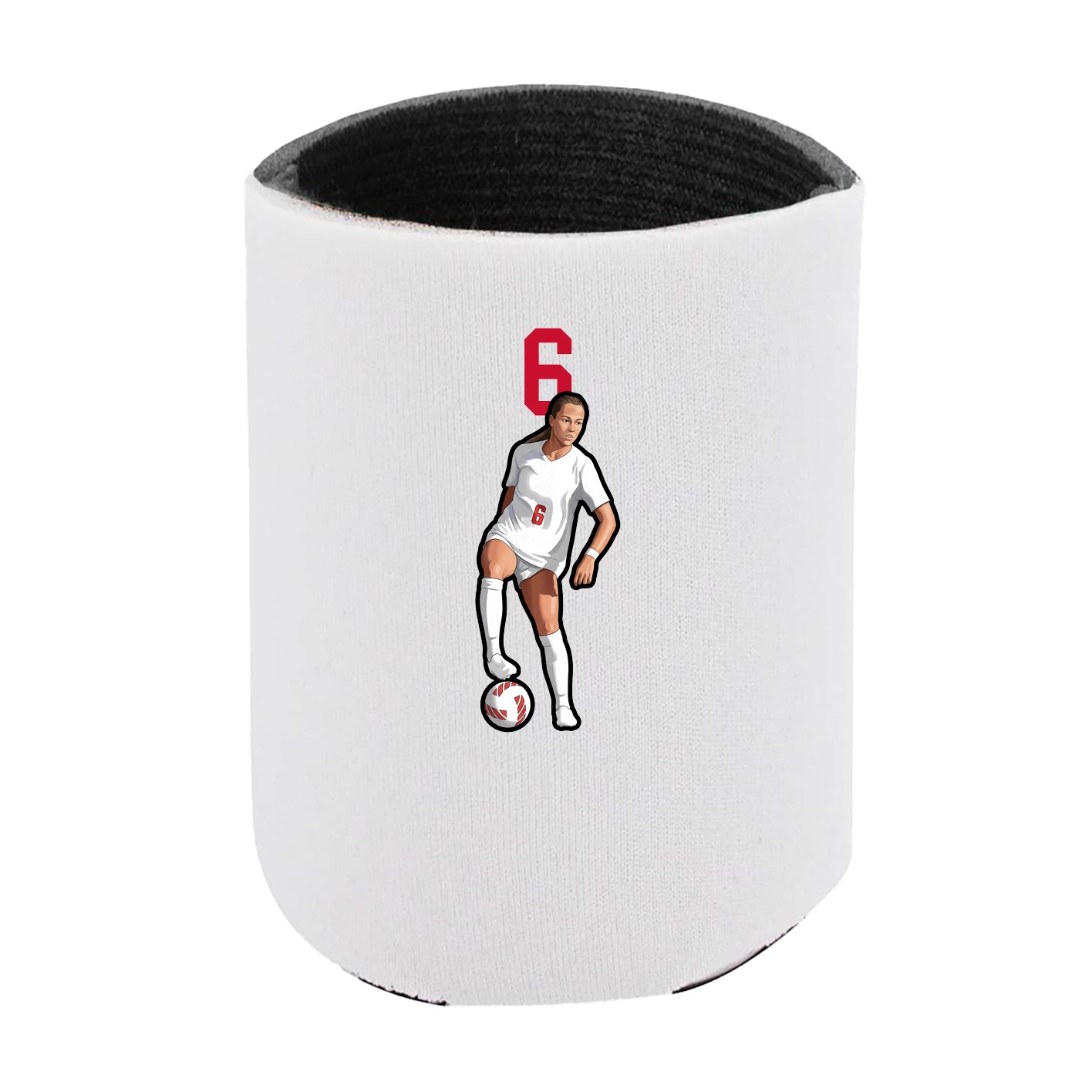 Can Holder — Number Top in White
