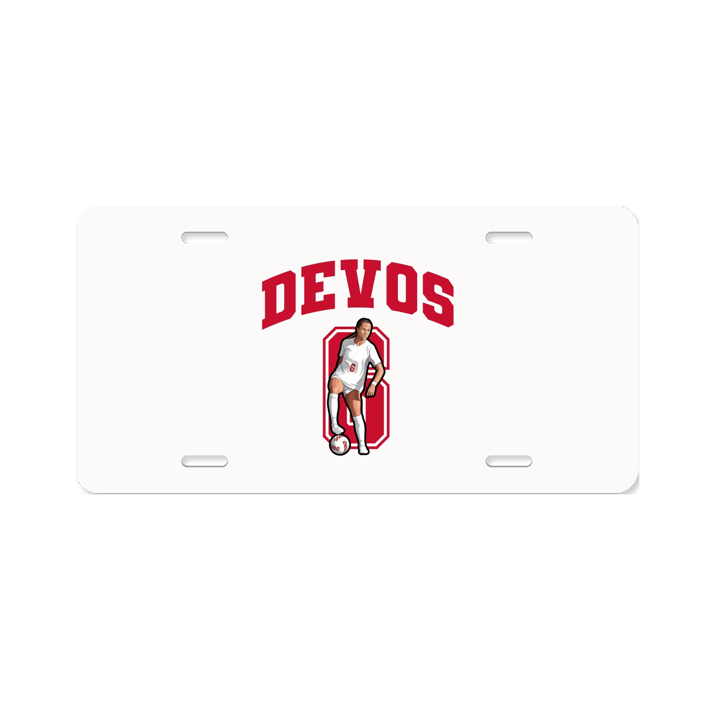 License Plate — Number in Classic