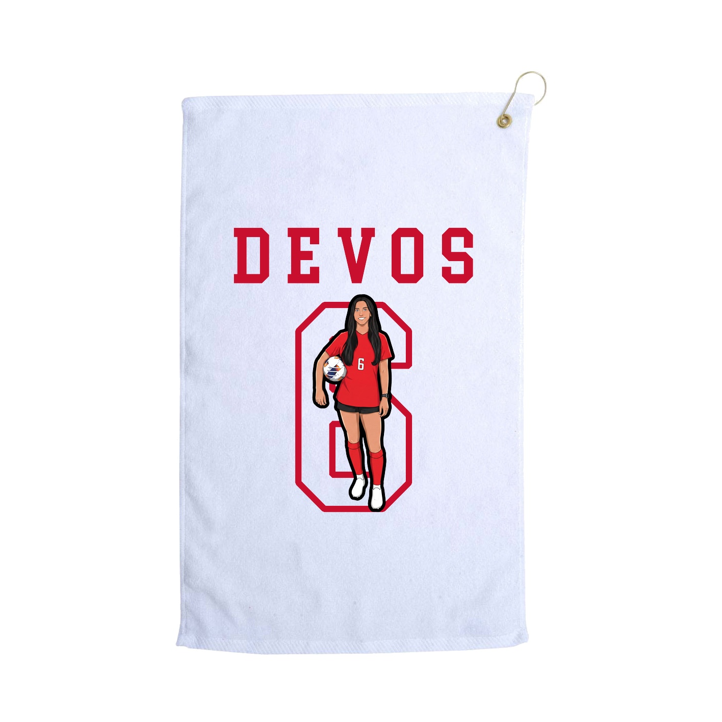 Golf Towel — Shirsey in White