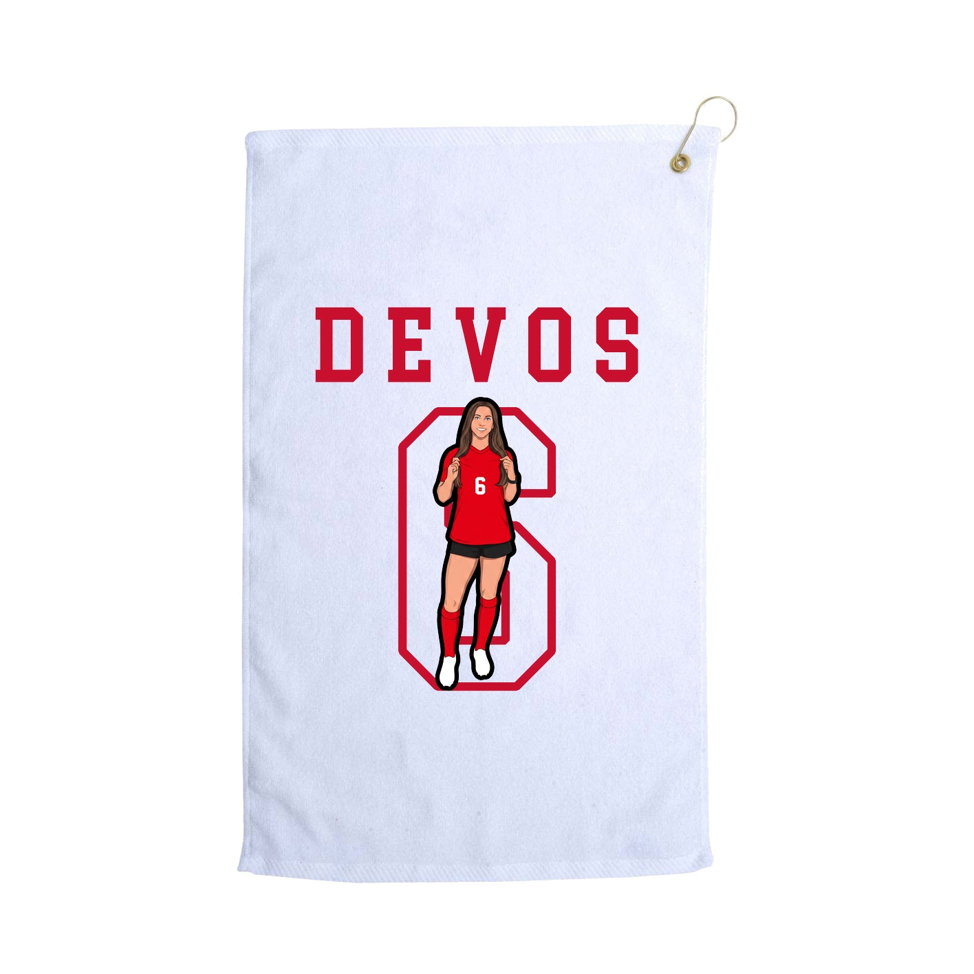 Golf Towel — Shirsey in White