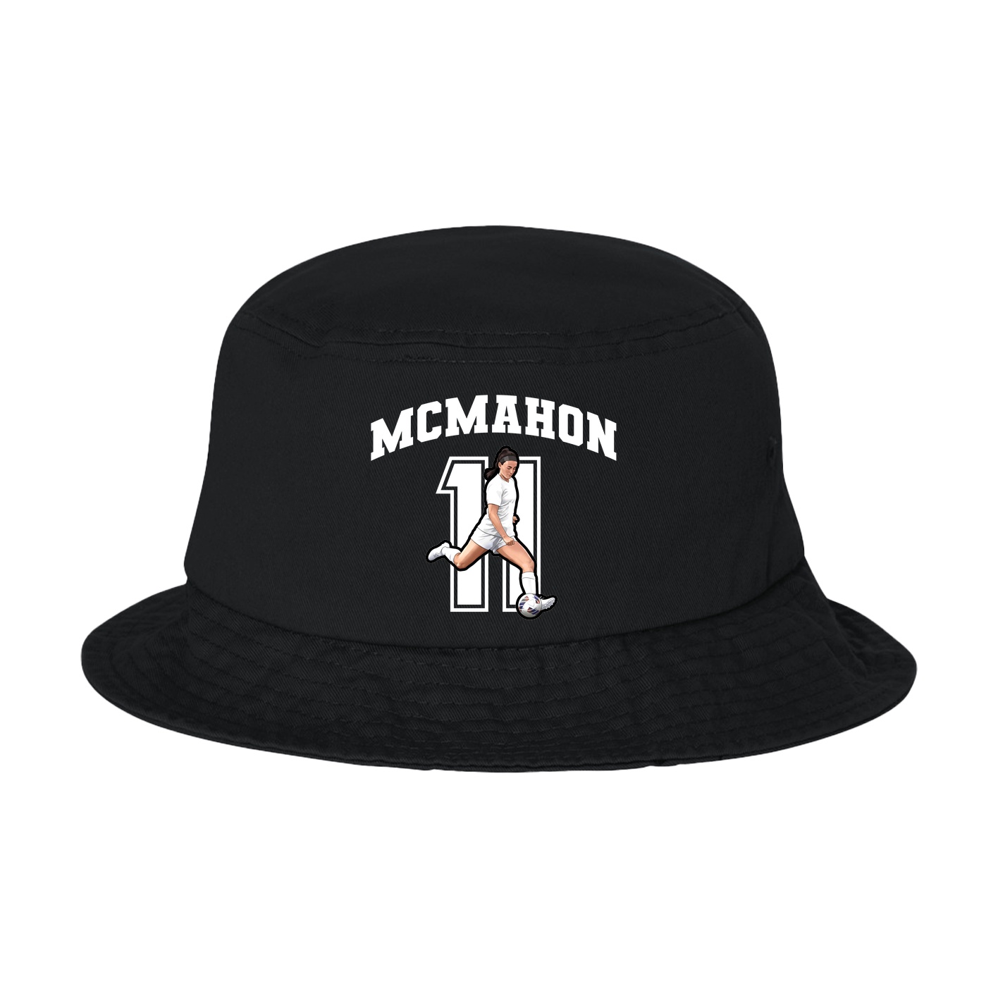 Bucket Cap — Number in Black