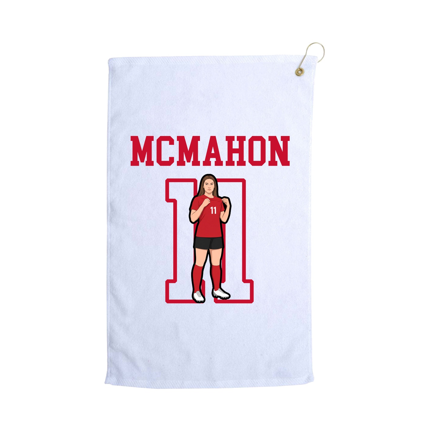 Golf Towel — Shirsey in White