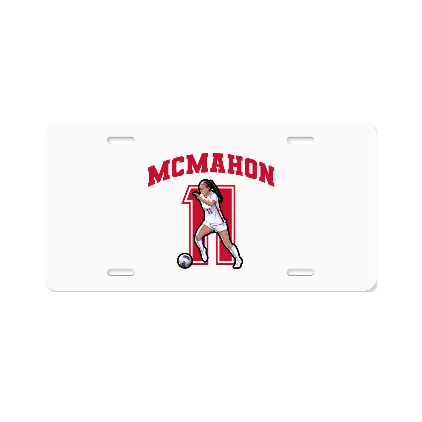 License Plate — Number in Classic