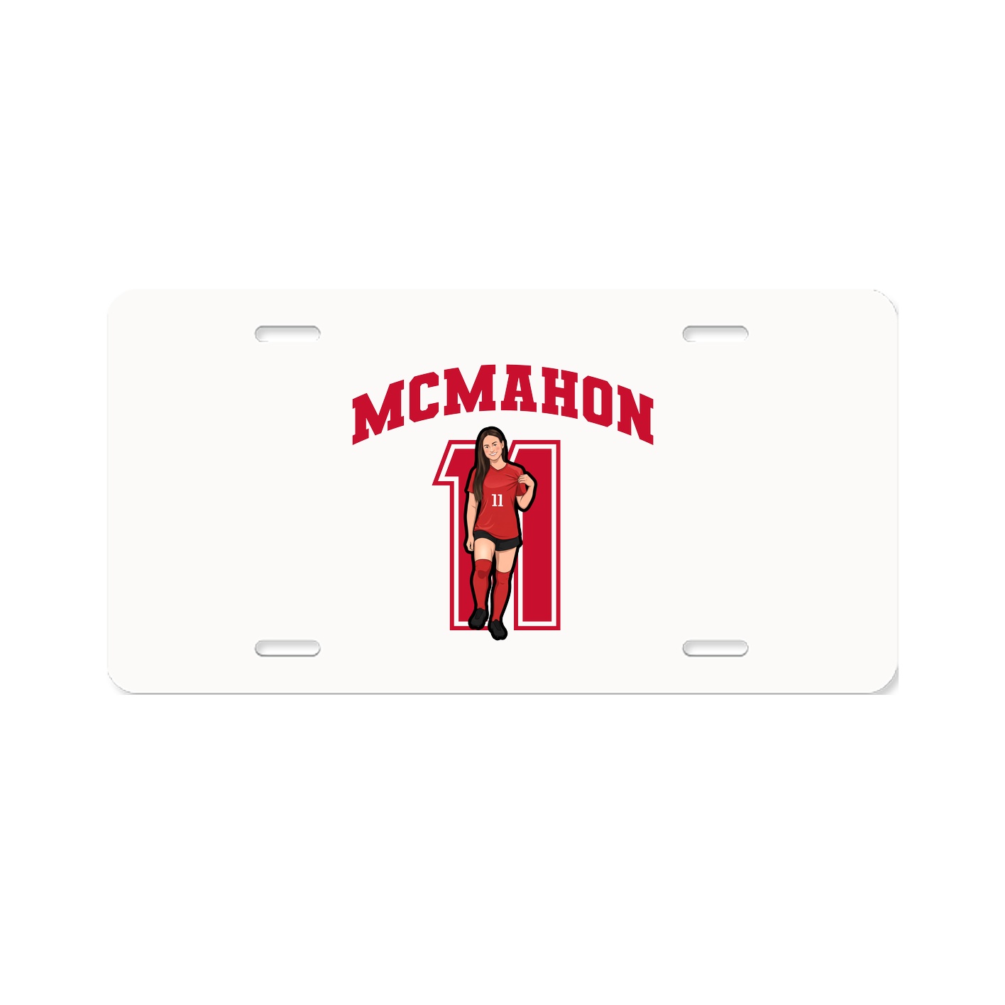 License Plate — Number in Classic