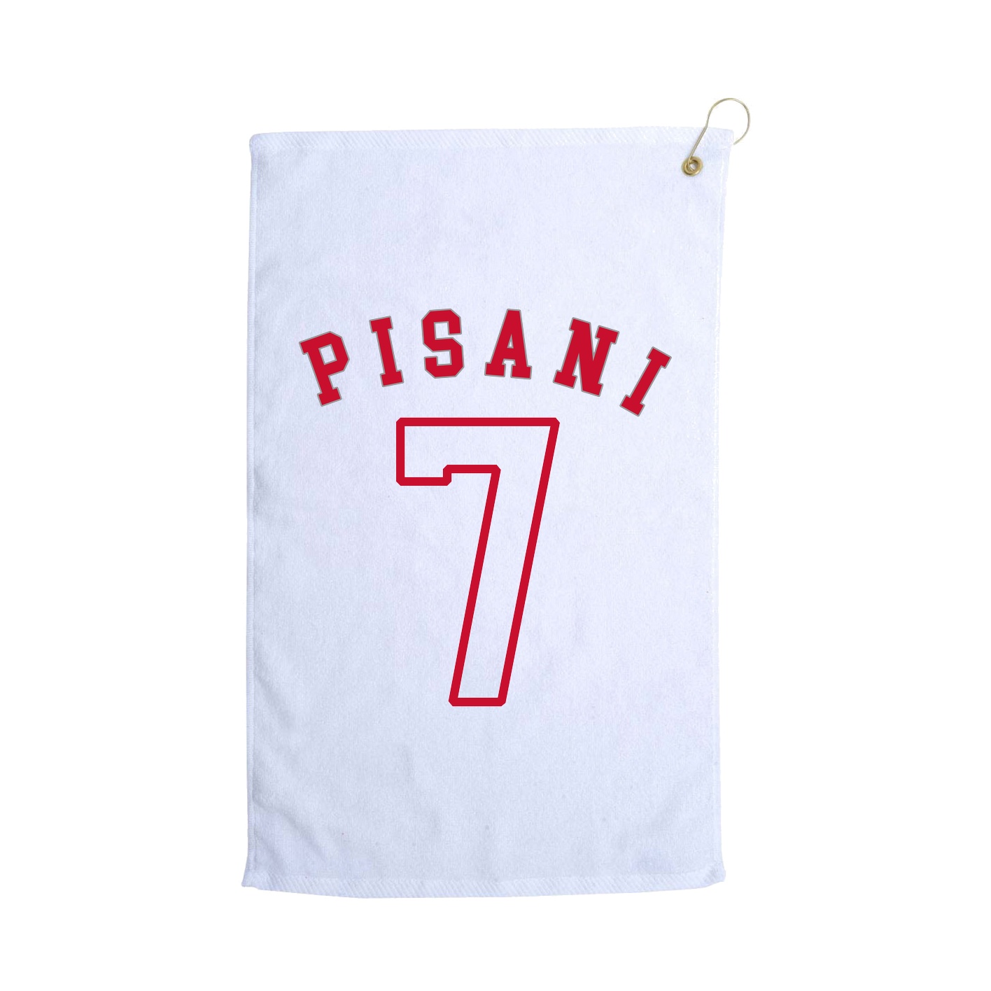 Golf Towel — Shirsey Arch in White