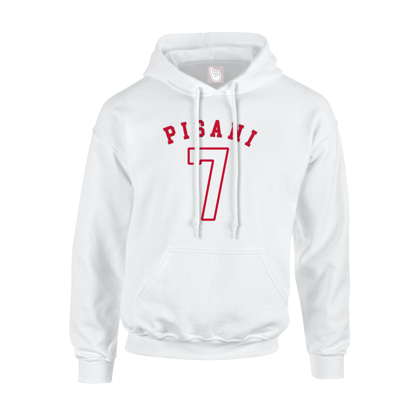 Youth Hoodie — Shirsey Arch in White