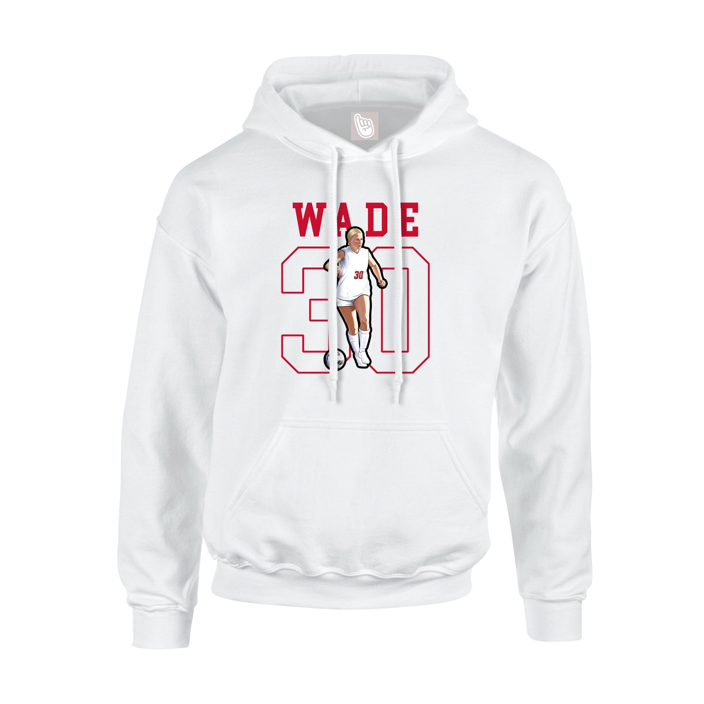 Hoodie — Shirsey in White