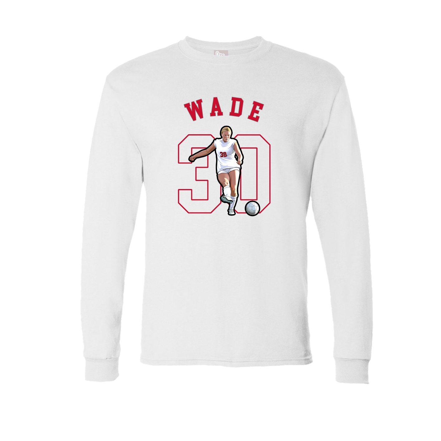 Long Sleeve Tee — Shirsey Arch in White