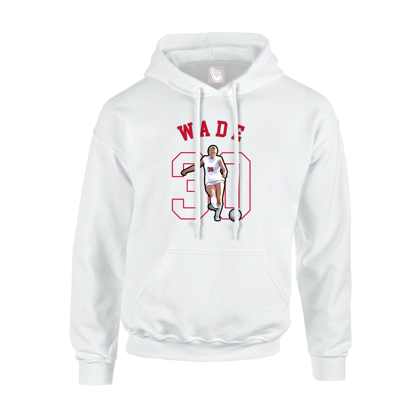 Youth Hoodie — Shirsey Arch in White