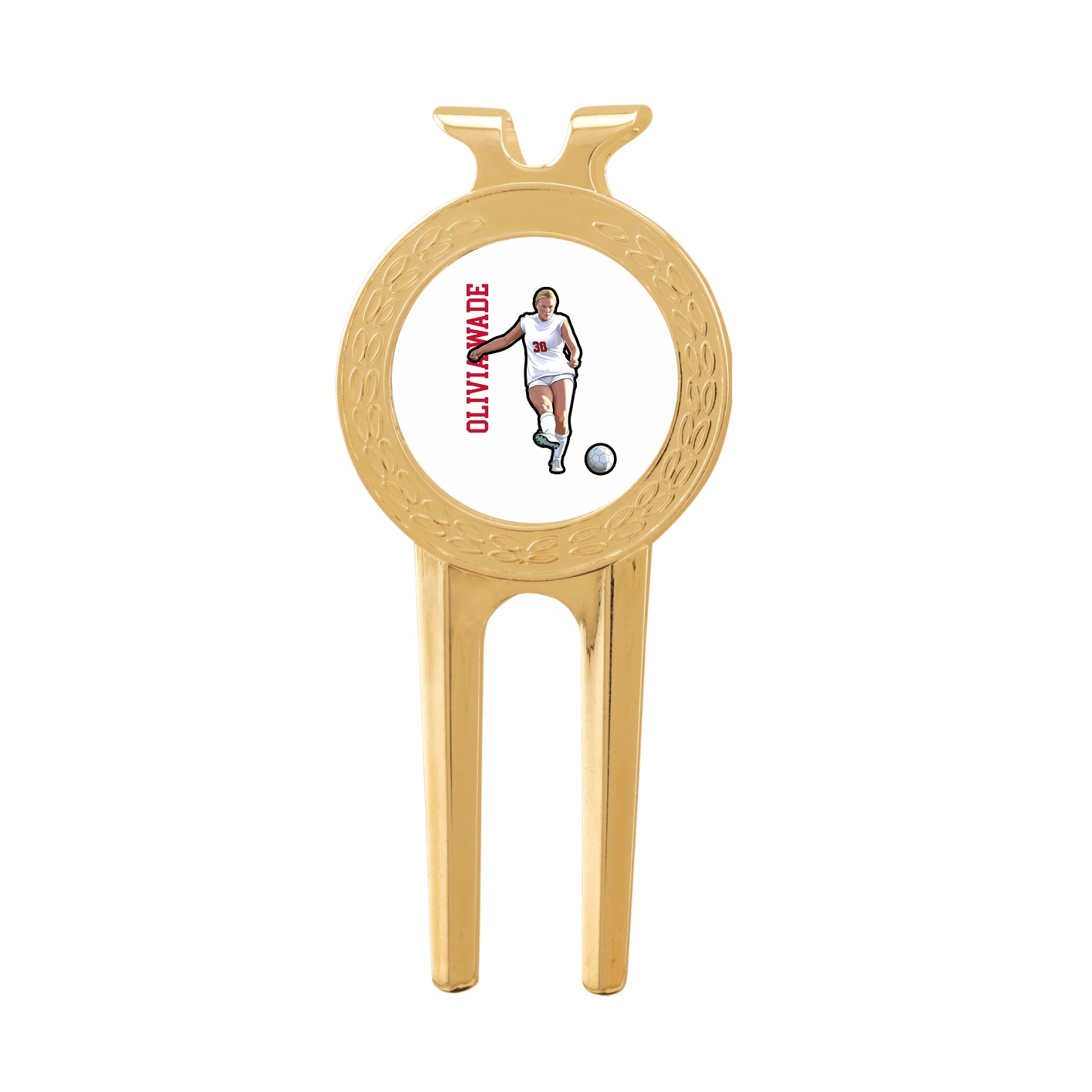 Divot Tool with Ball Marker — Name Vertical in Classic