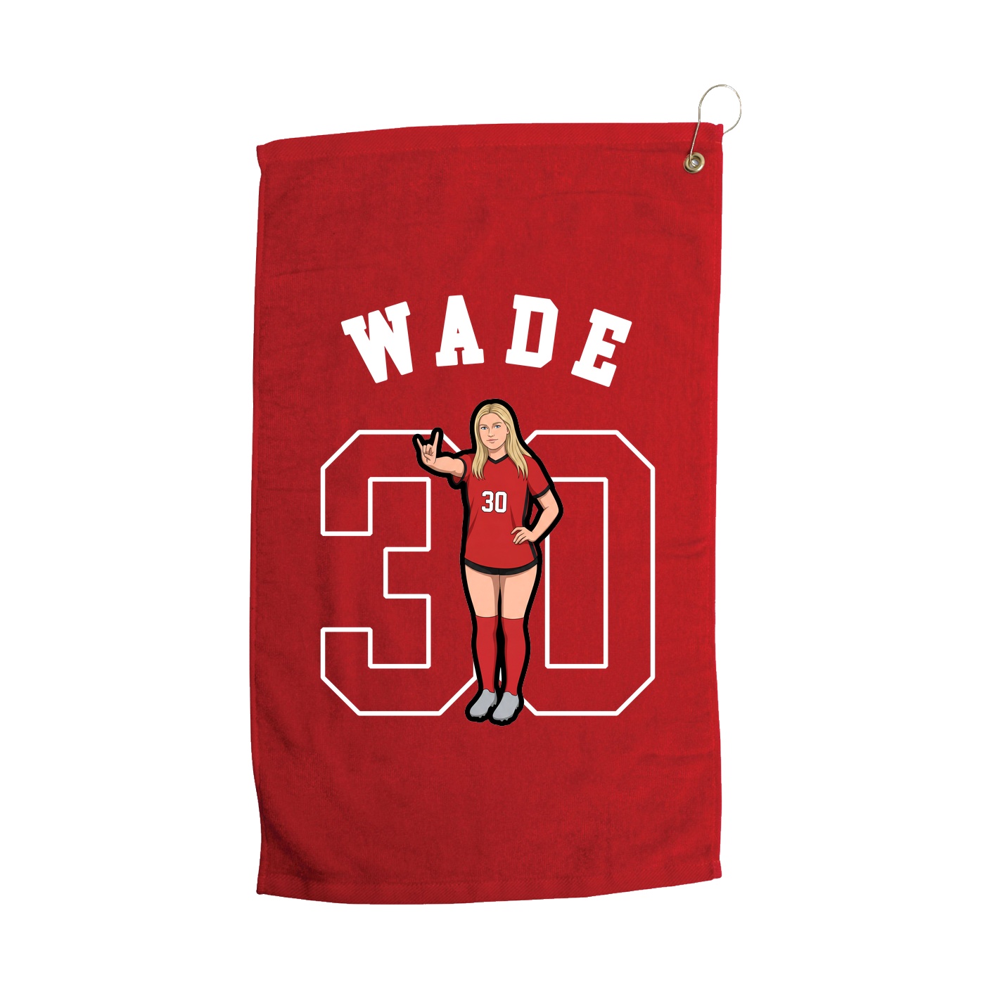 Golf Towel — Shirsey Arch in Red