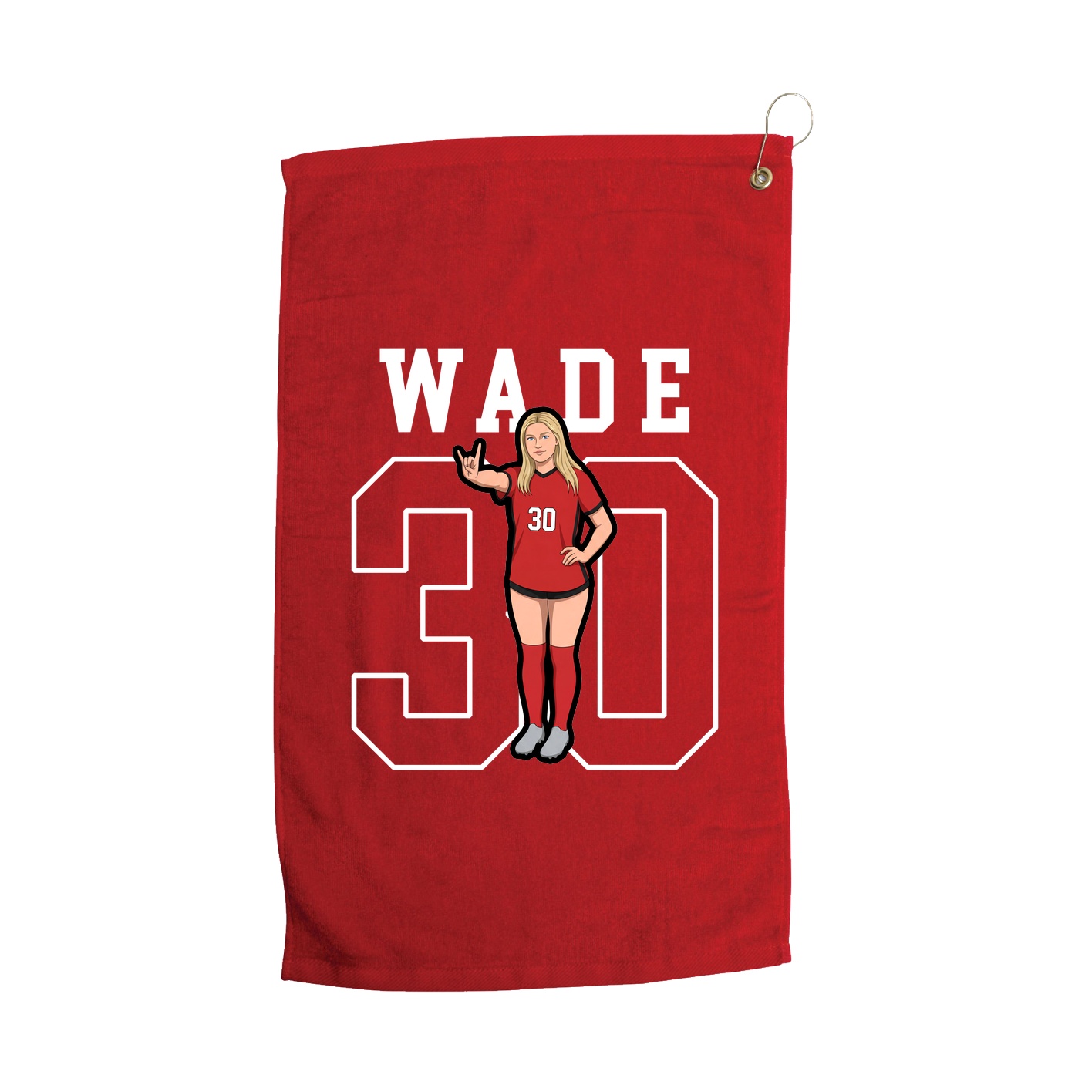 Golf Towel — Shirsey in Red