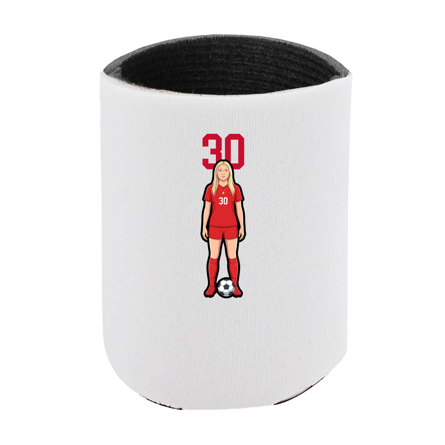 Can Holder — Number Top in White