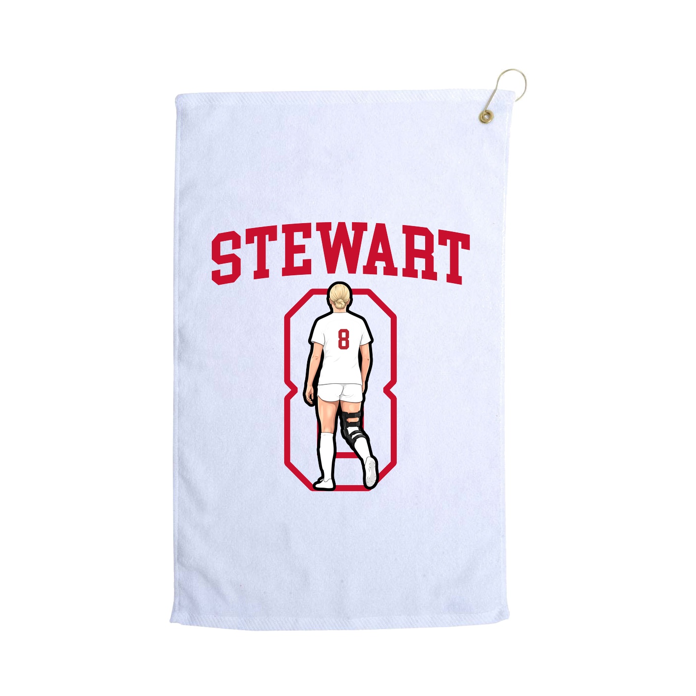 Golf Towel — Shirsey in White