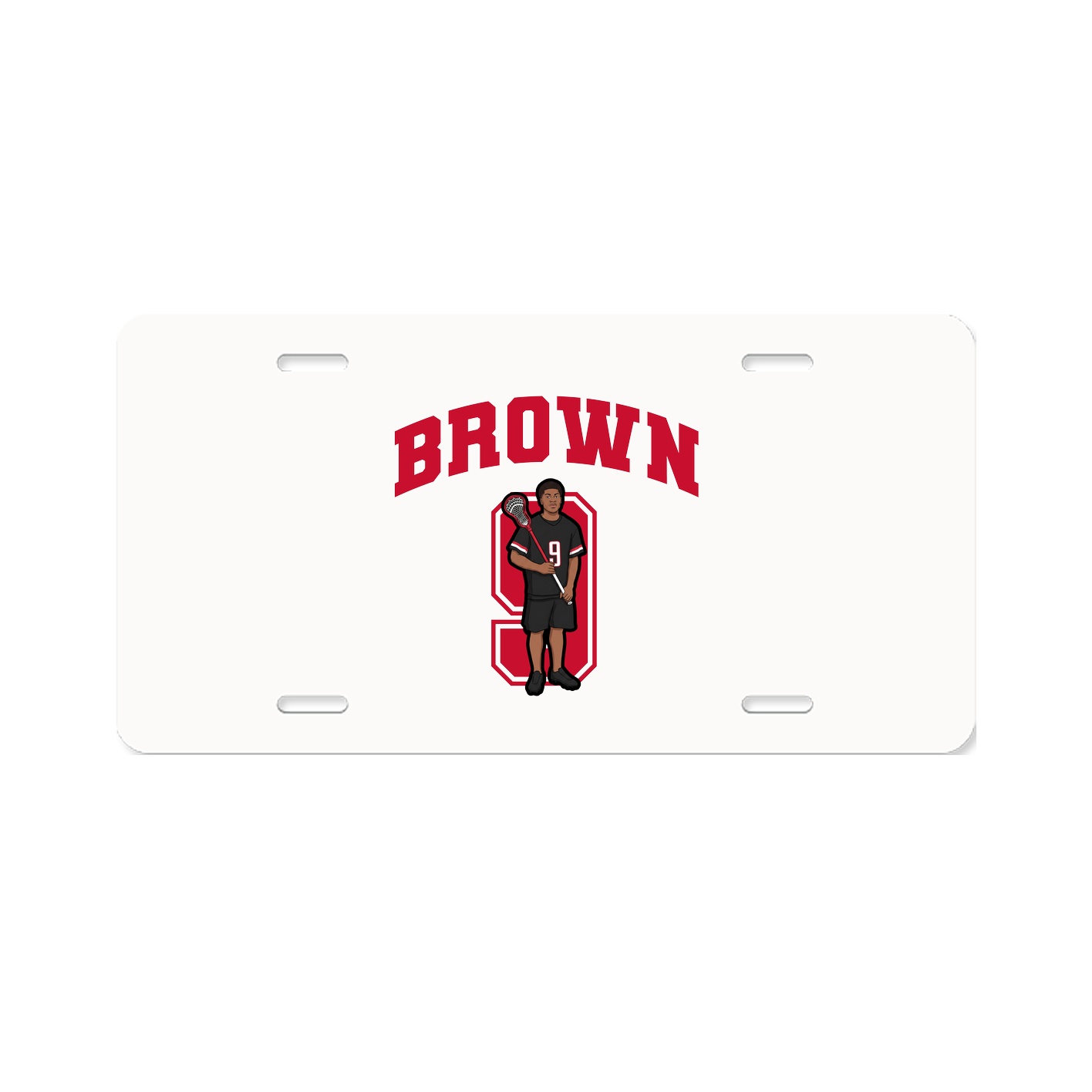 License Plate — Number in Classic