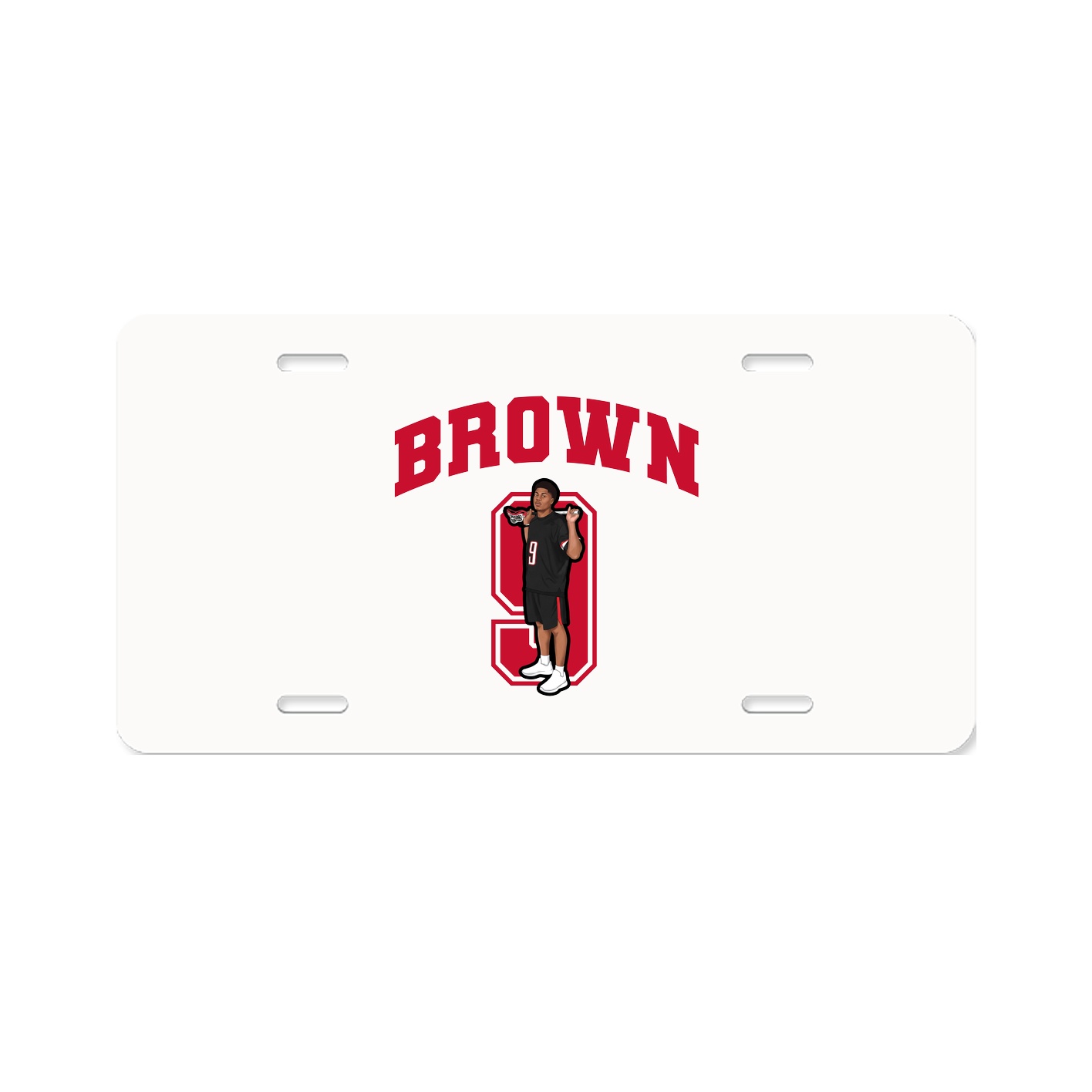License Plate — Number in Classic