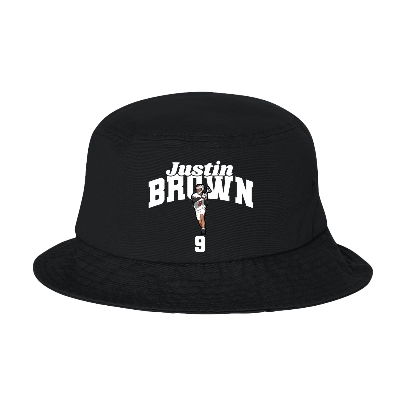 Bucket Cap — Signature Arch in Black