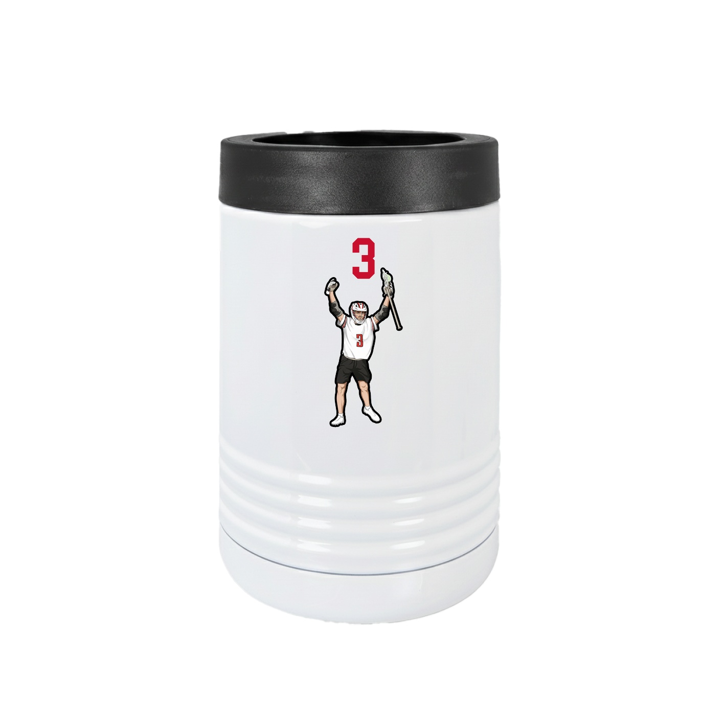 Beverage Holder — Number Top in White