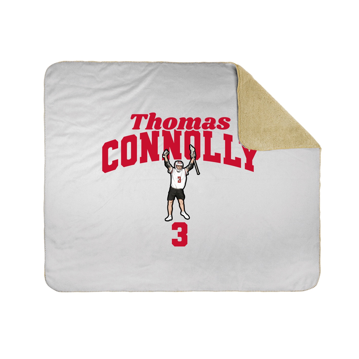 Throw Blanket — Signature Arch in White