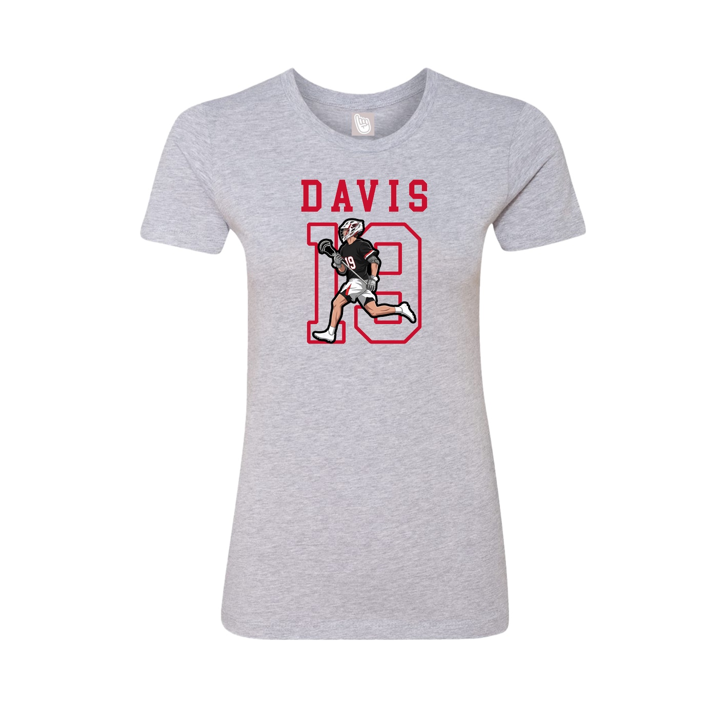 Fitted Women's Tee — Shirsey in Grey