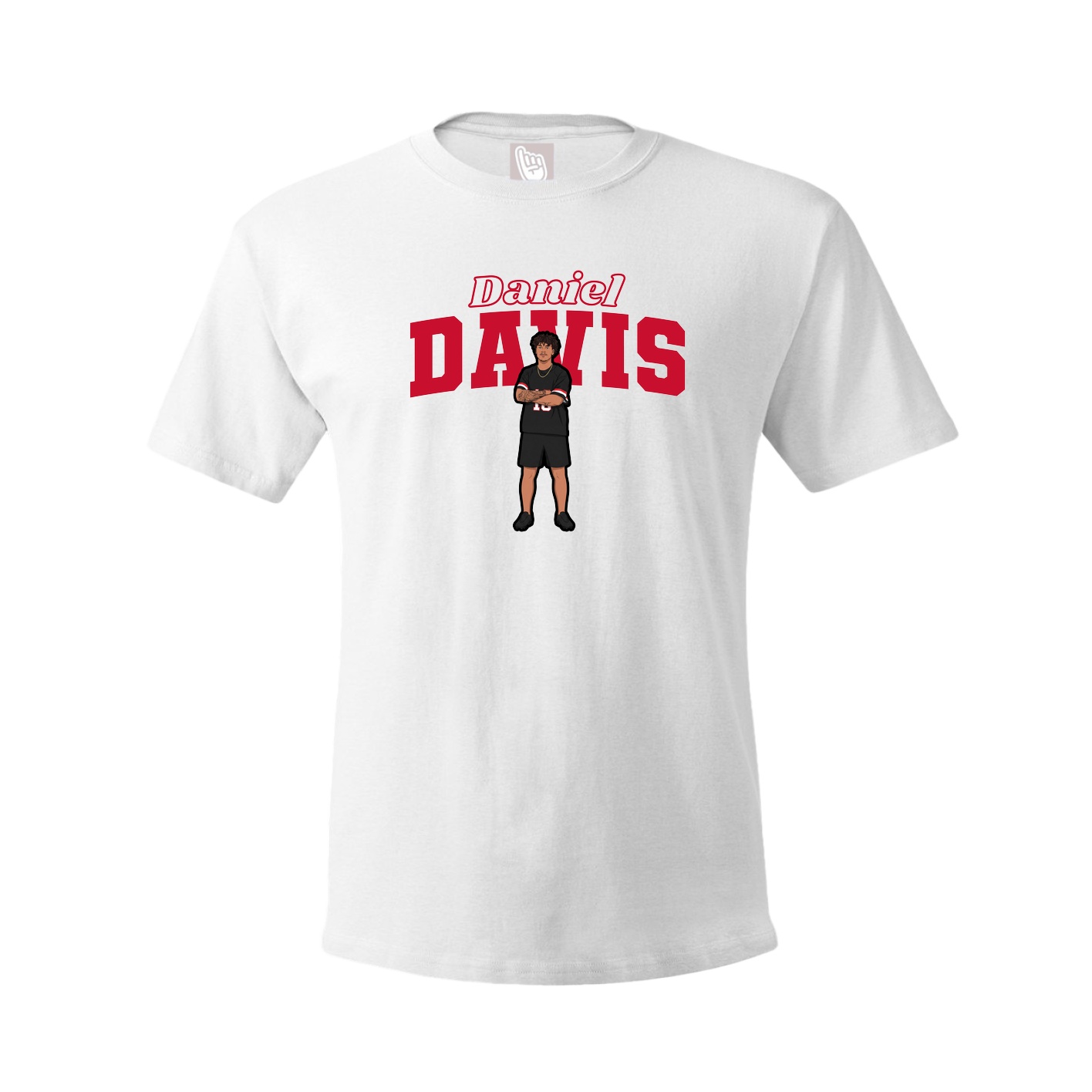 Tee — Name Arch in White