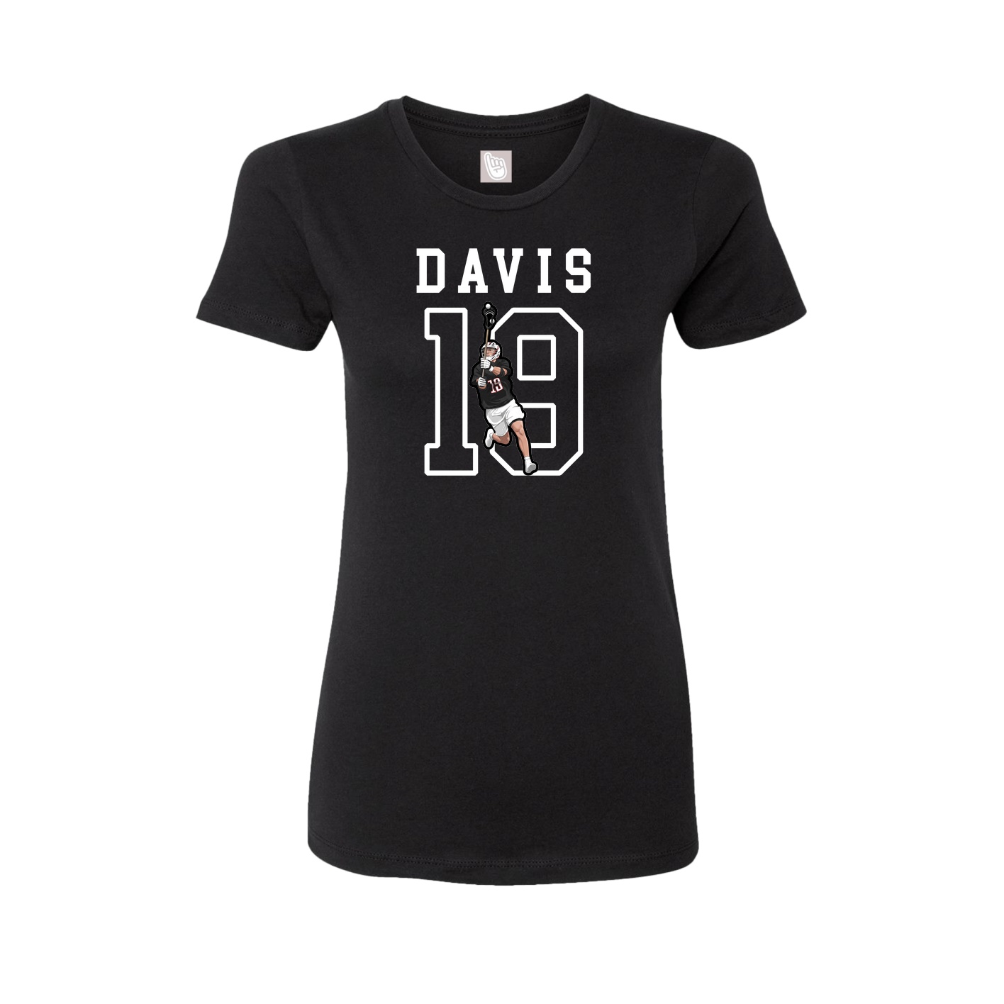 Fitted Women's Tee — Shirsey in Black