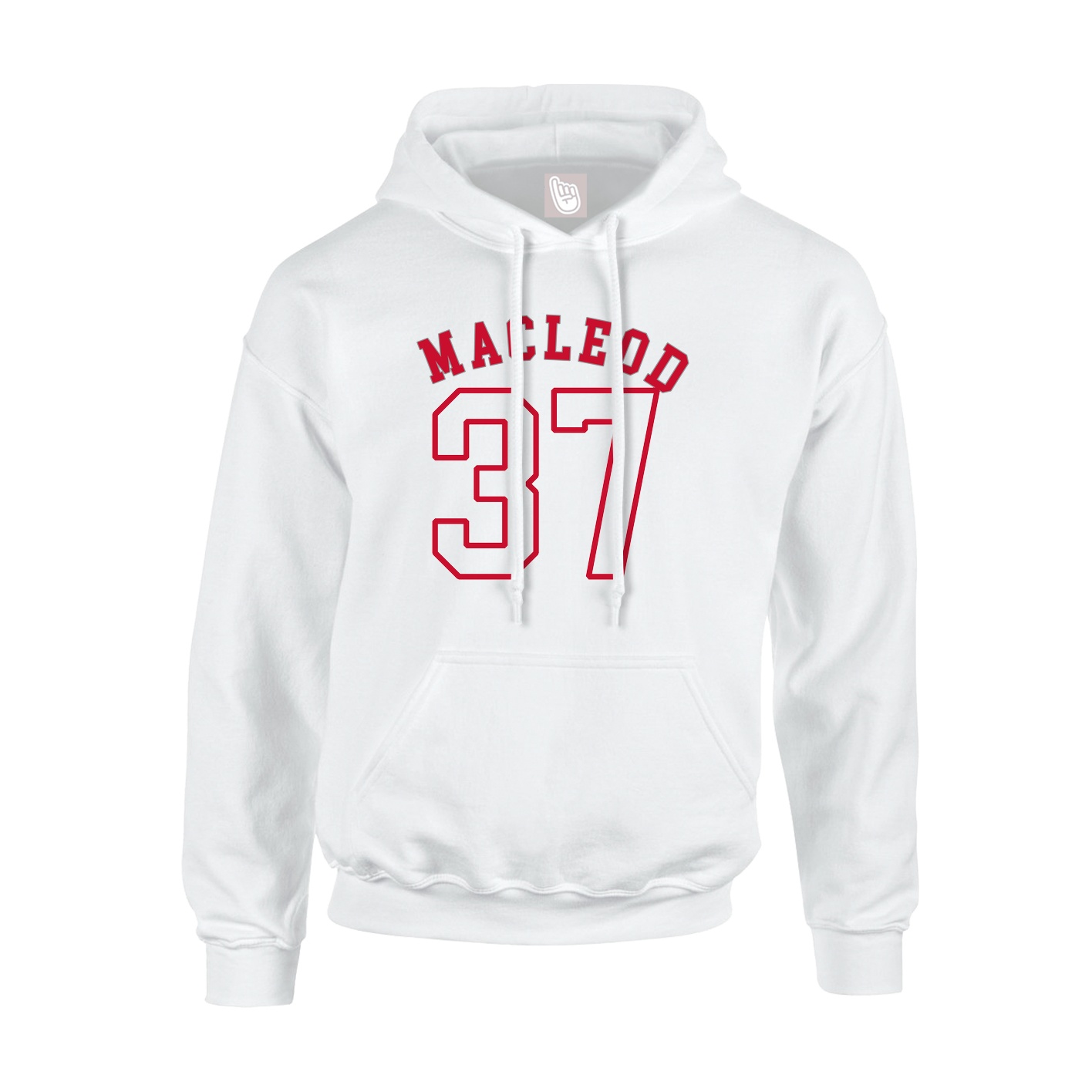 Hoodie — Shirsey Arch in White