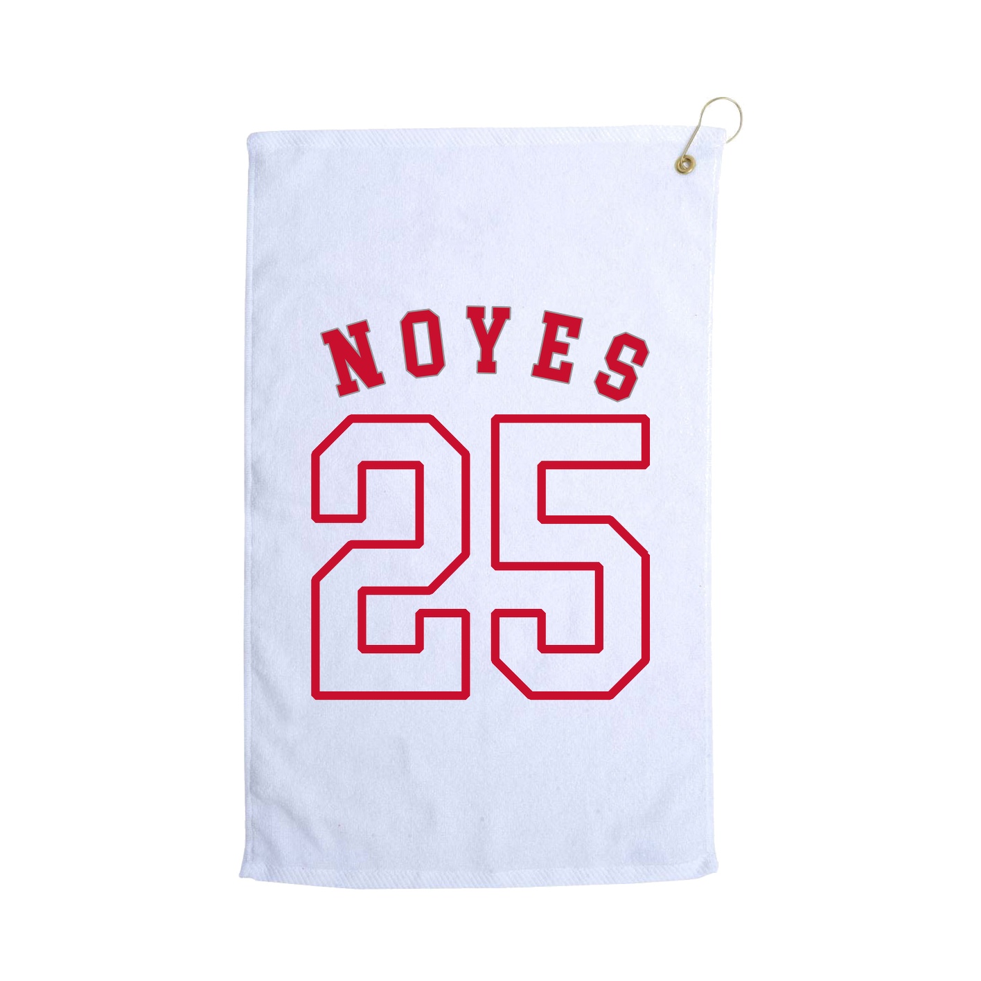 Golf Towel — Shirsey Arch in White